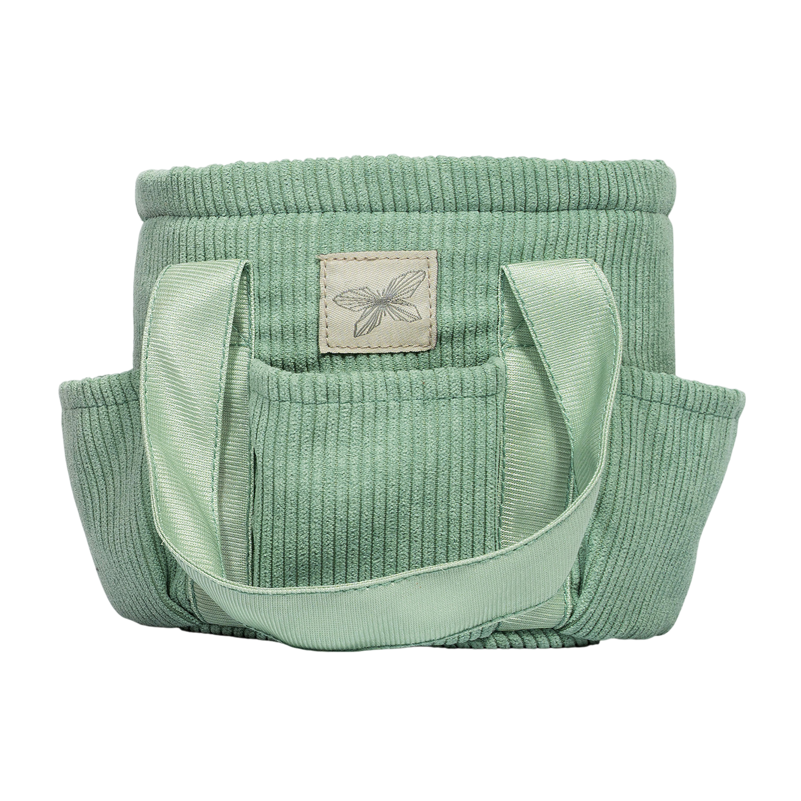 Steckenpferd Tasche für Pflegeutensilien Cord Grün