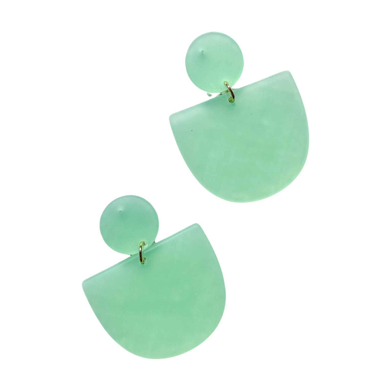 Stud earrings Pastel turquoise