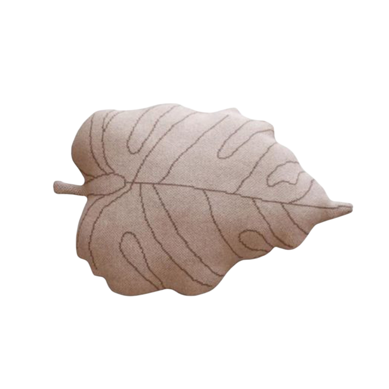 Cushion Baby Leaf Rose Beige