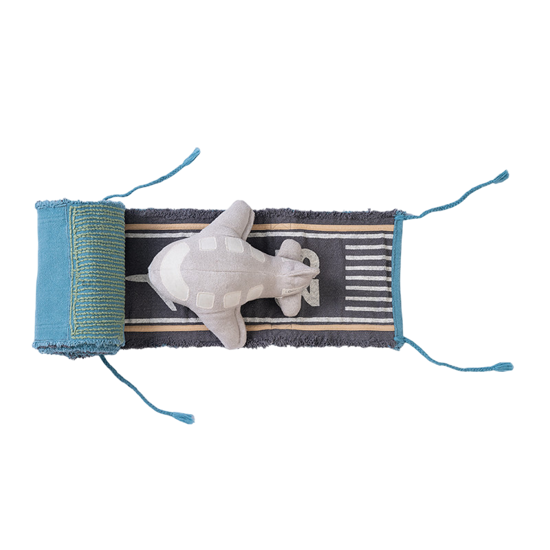 Jouet en tissu Ride & Roll Airplane