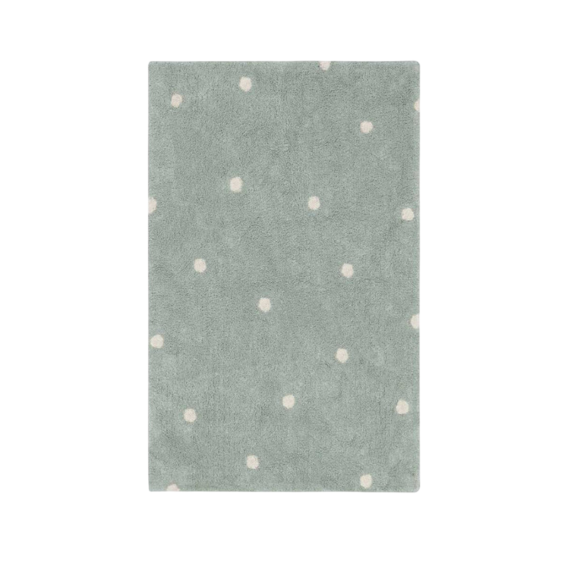 Teppich Mini Dot Blue Sage