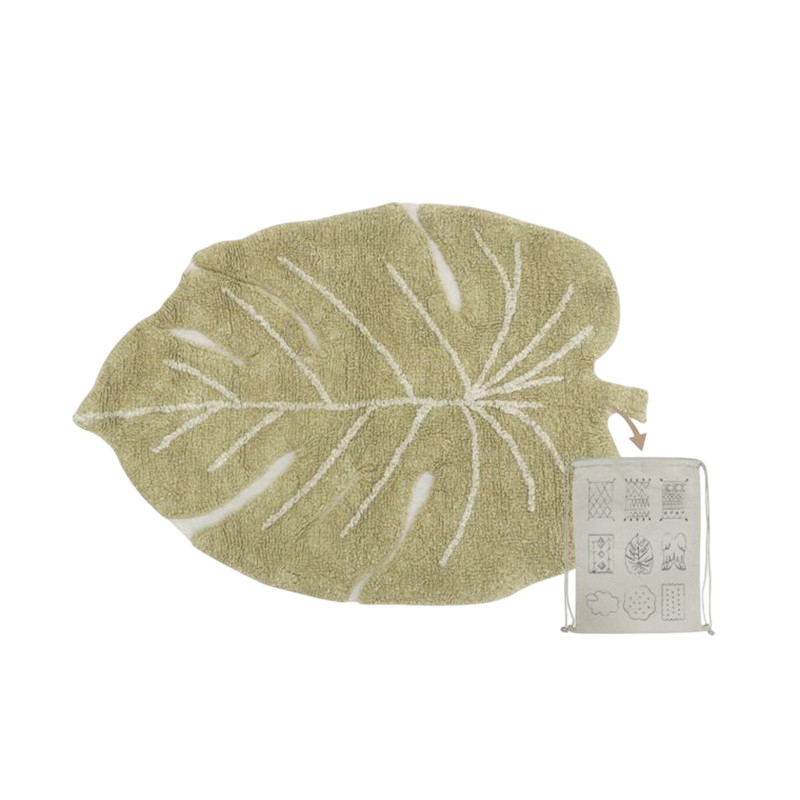 Carpet Mini Monstera Olive
