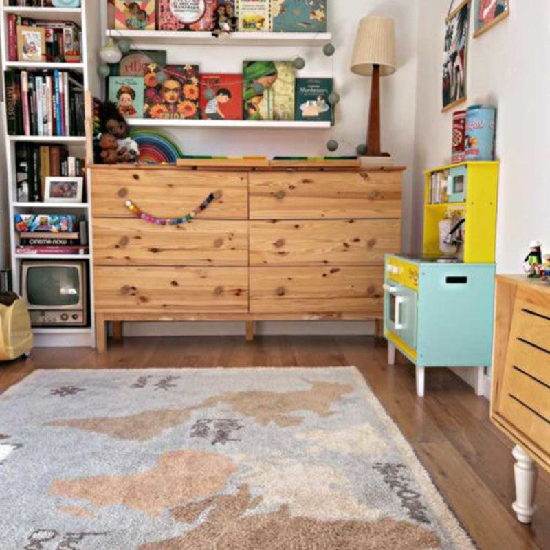 Tapis Vintage Map - XL