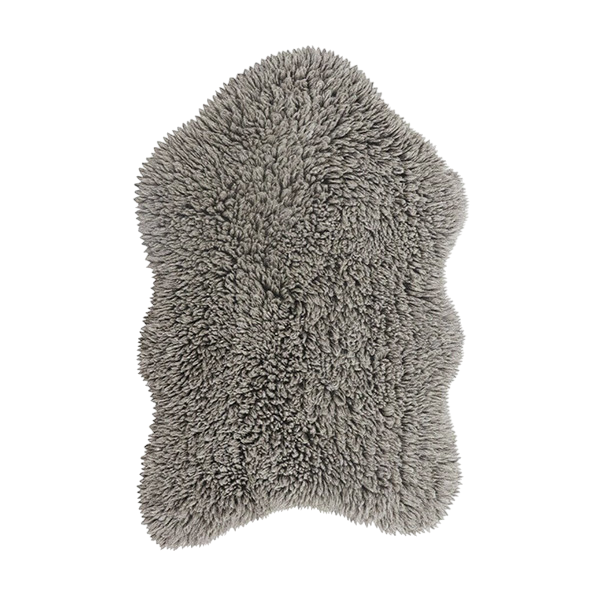 Tapis en laine Woolly-Grey