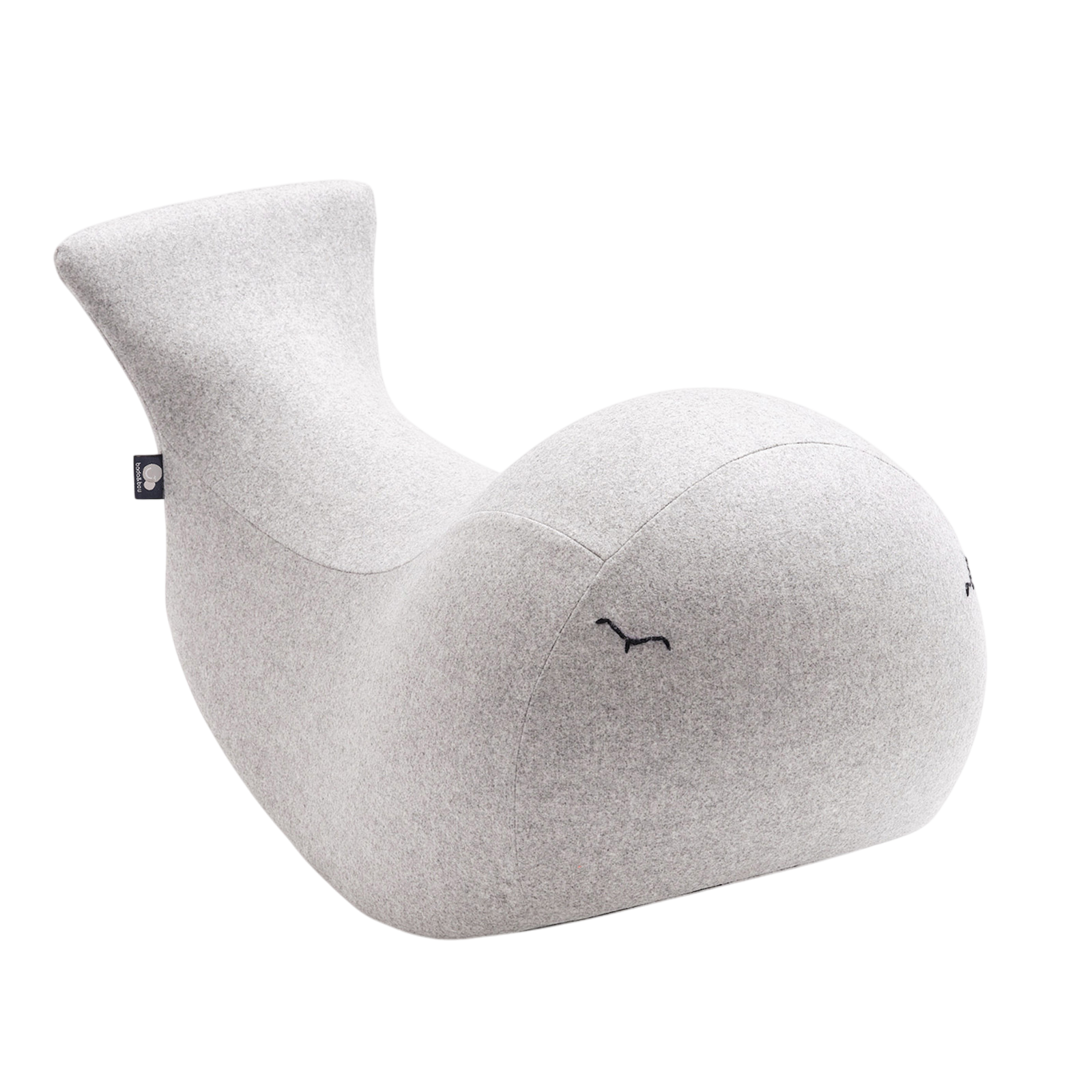 ba - Schaukelwal grau melange