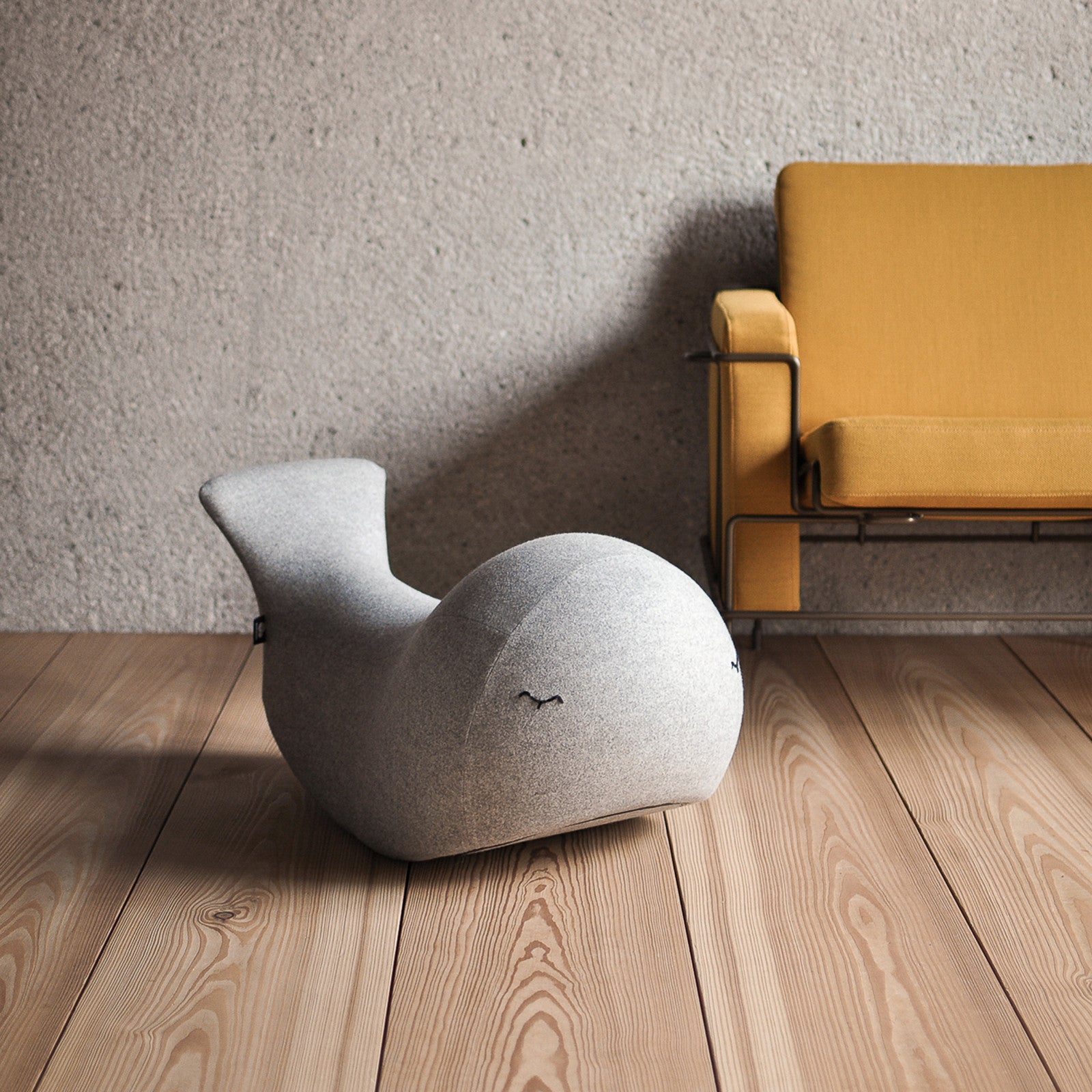 ba - rocking whale gray melange