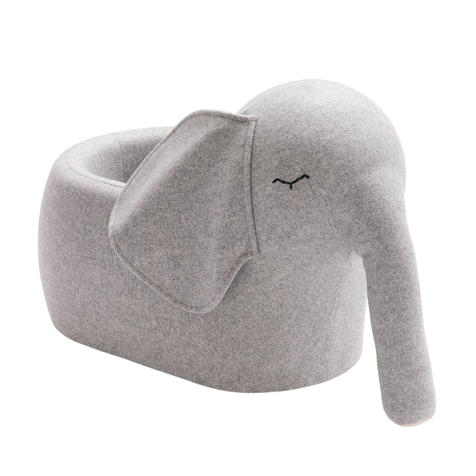 bou - Roll-Elefant grau melange