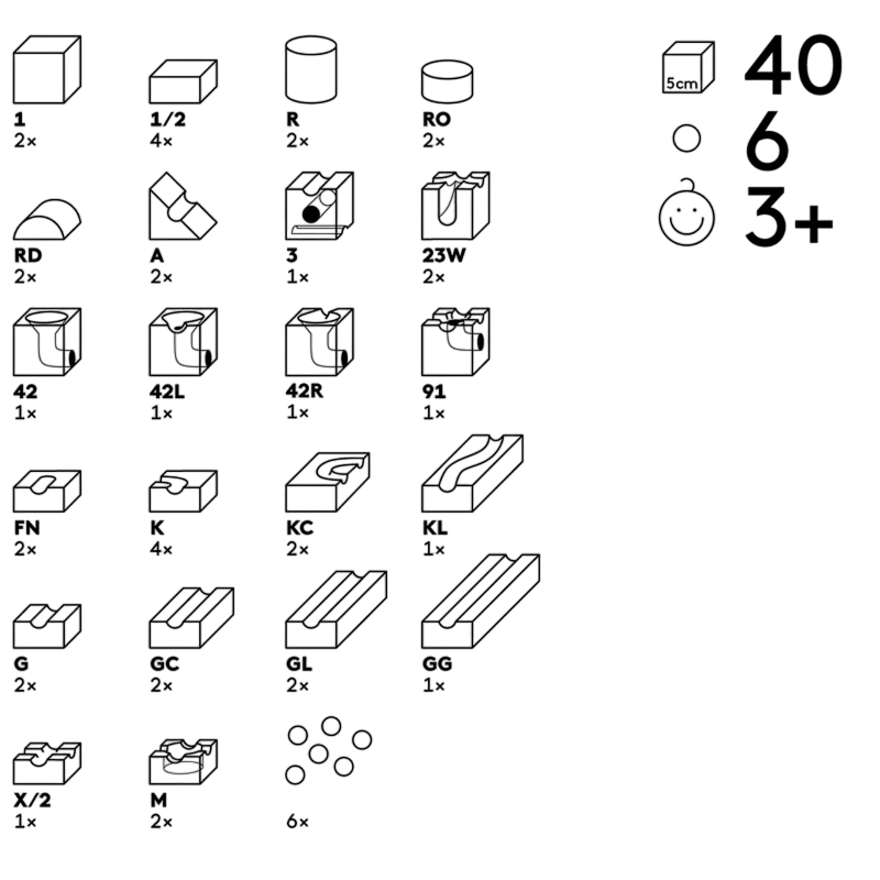 Kugelbahn CUBORO JUNIOR