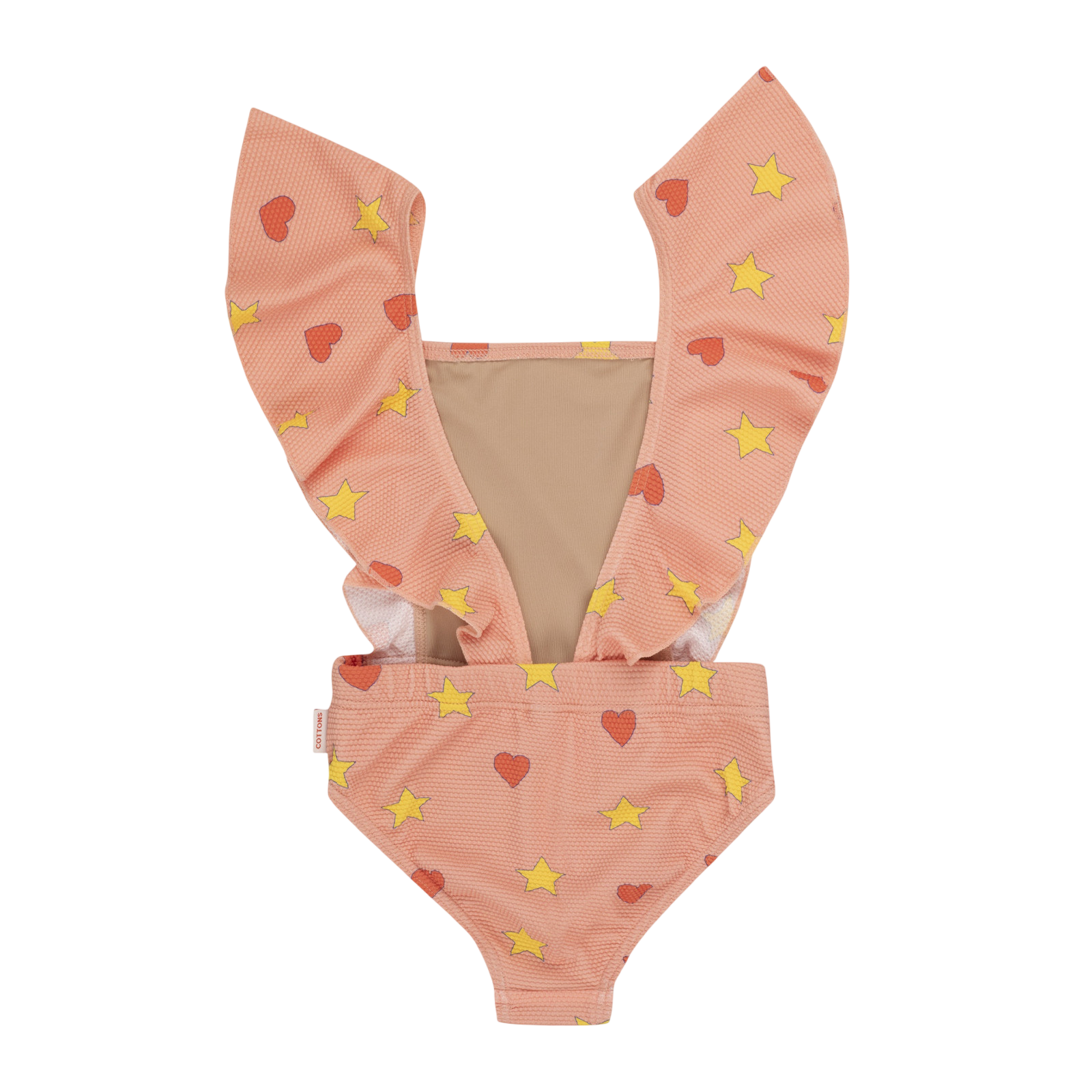 Hearts Stars Papaya swimsuit