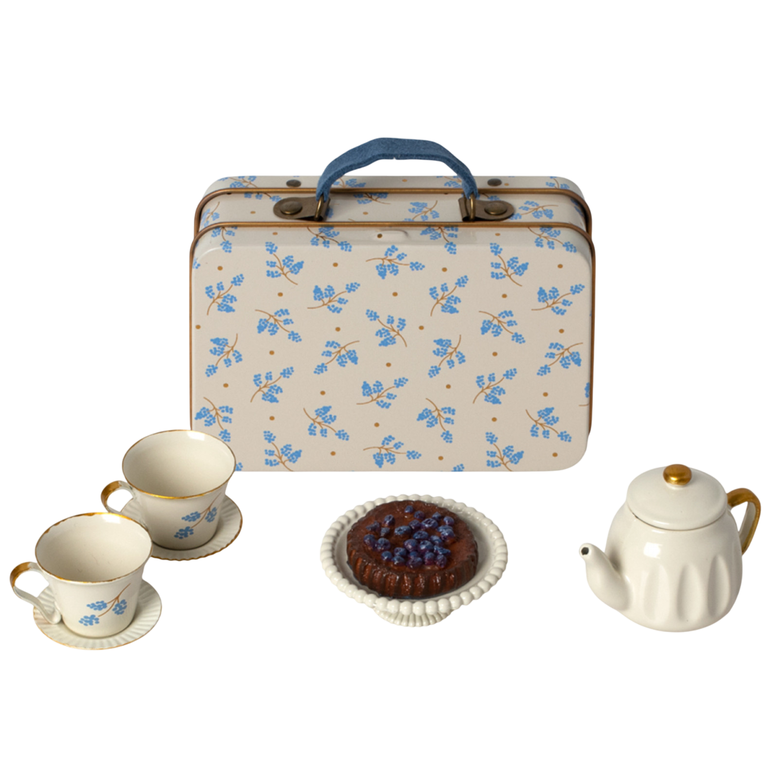 Service à thé Madelaine bleu de la souris Maileg