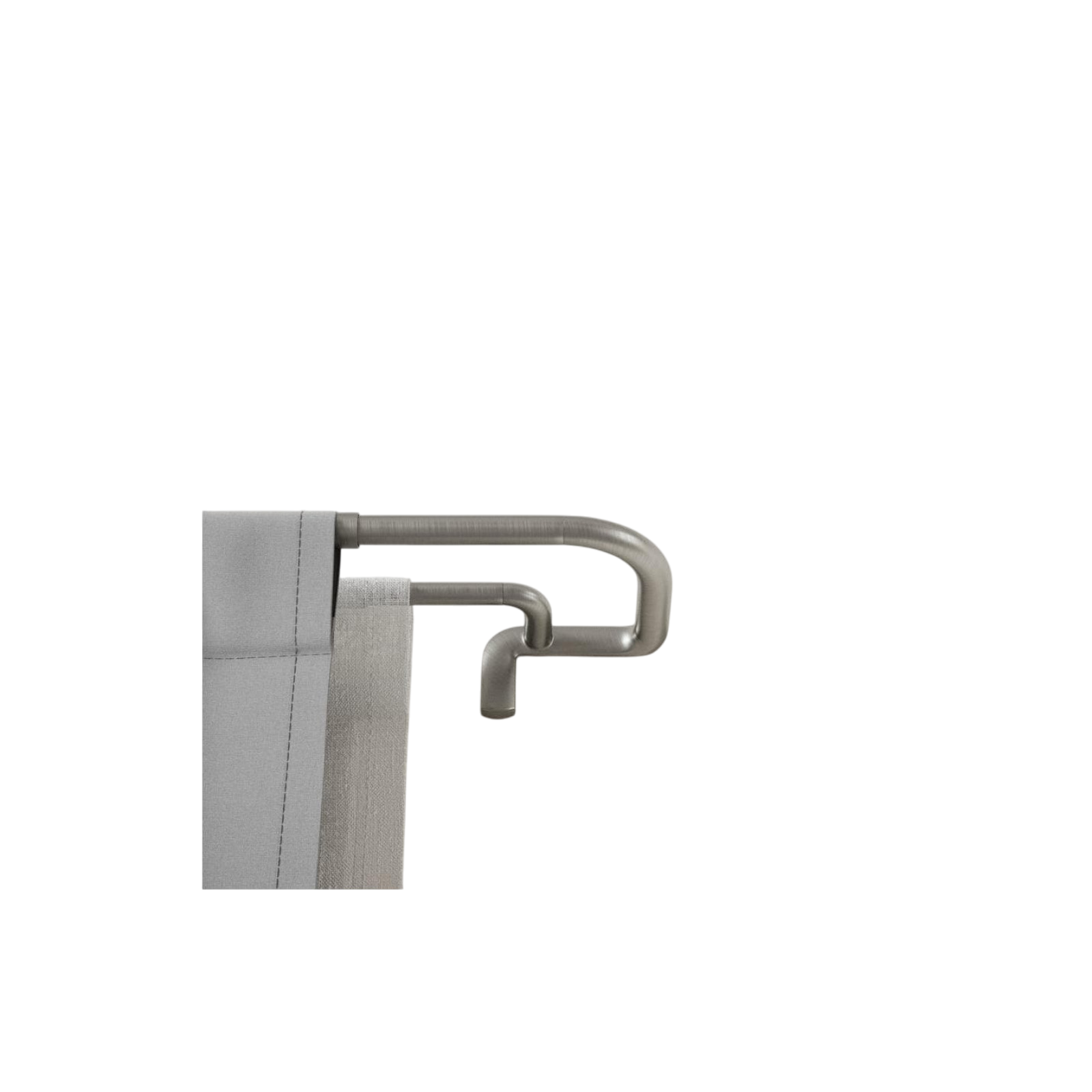 Tringle à rideaux Twilight 76-213 cm, nickel