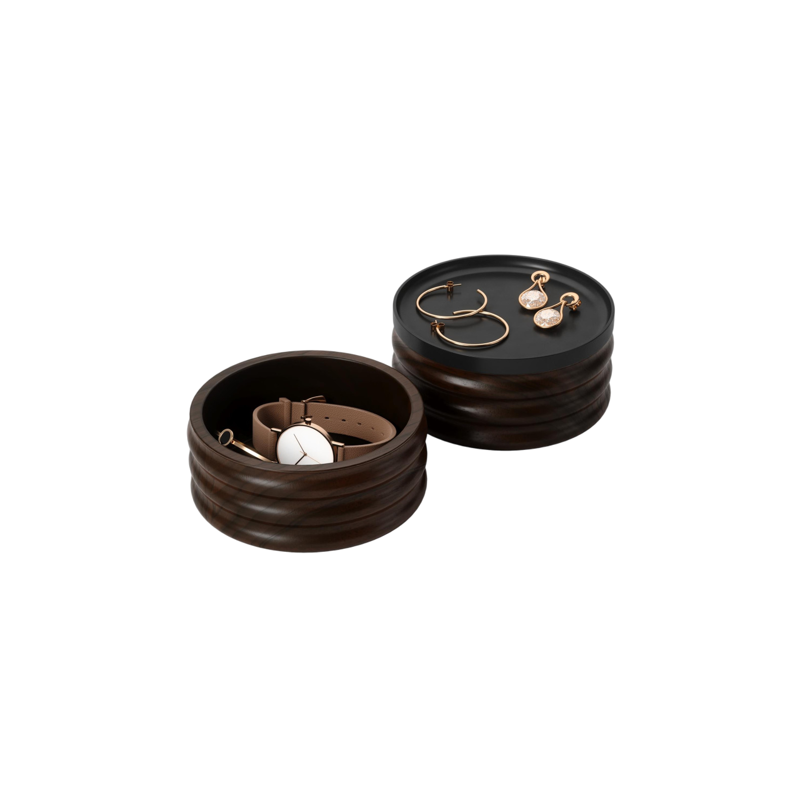 Tesora jewelry box, brown