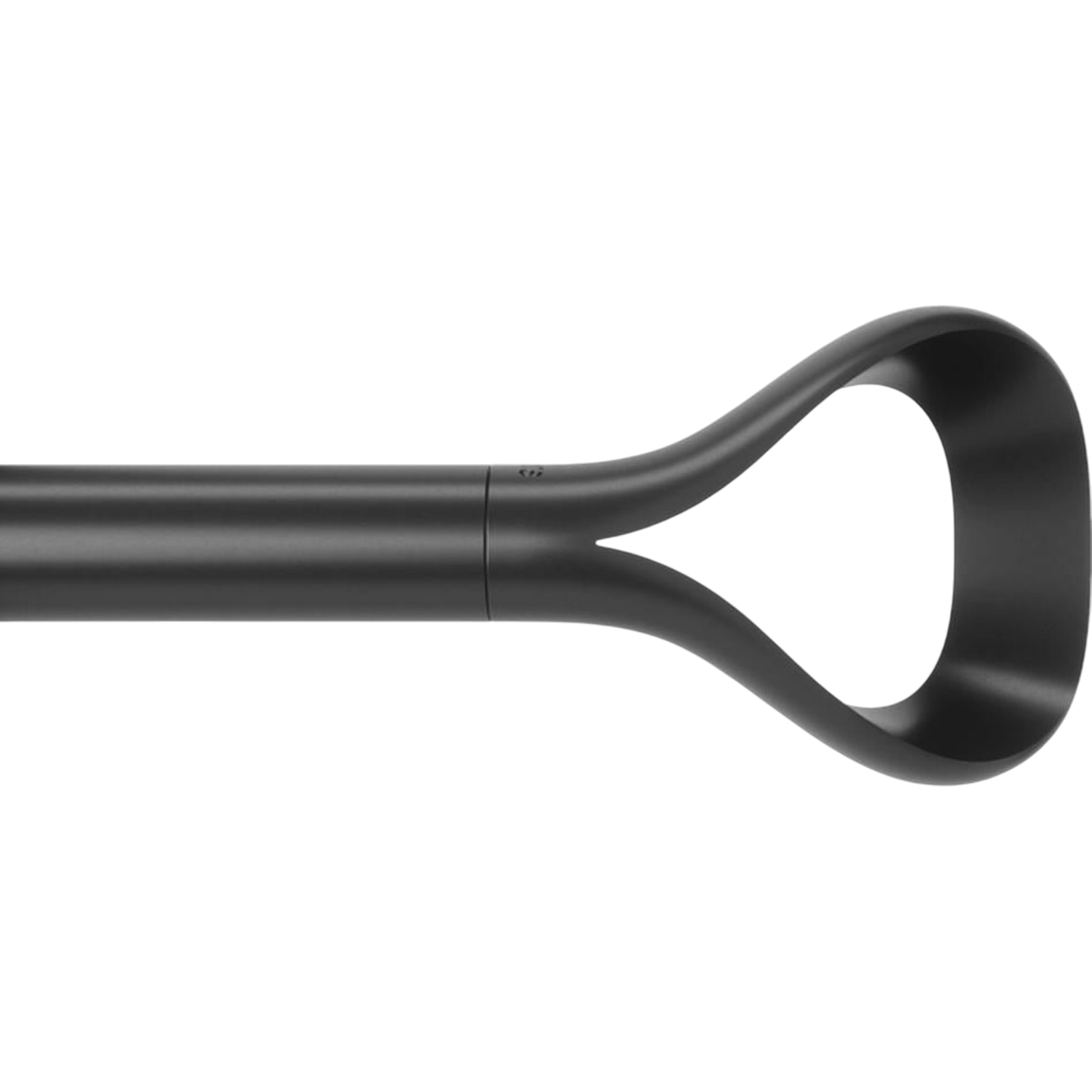 Tringle à rideaux Loop 107-306 cm, noir