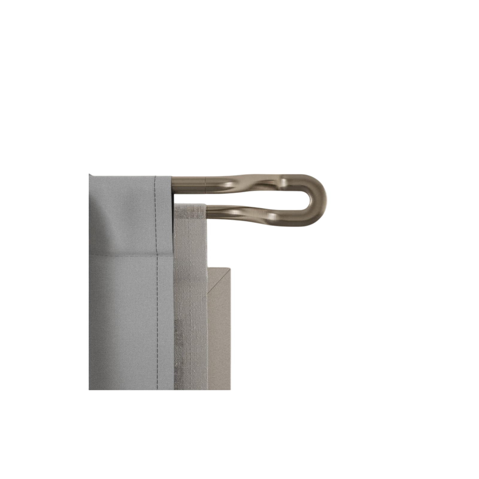 Vorhangstange Midnight 107-305 cm, Edelstahl