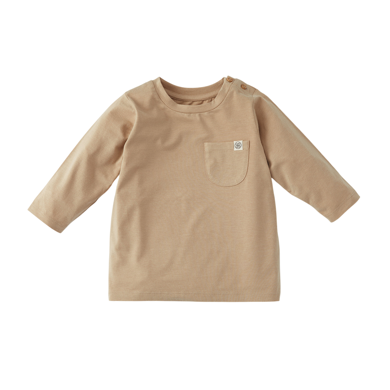 Baby Langarmshirt UVP 50+ Peanut Brown