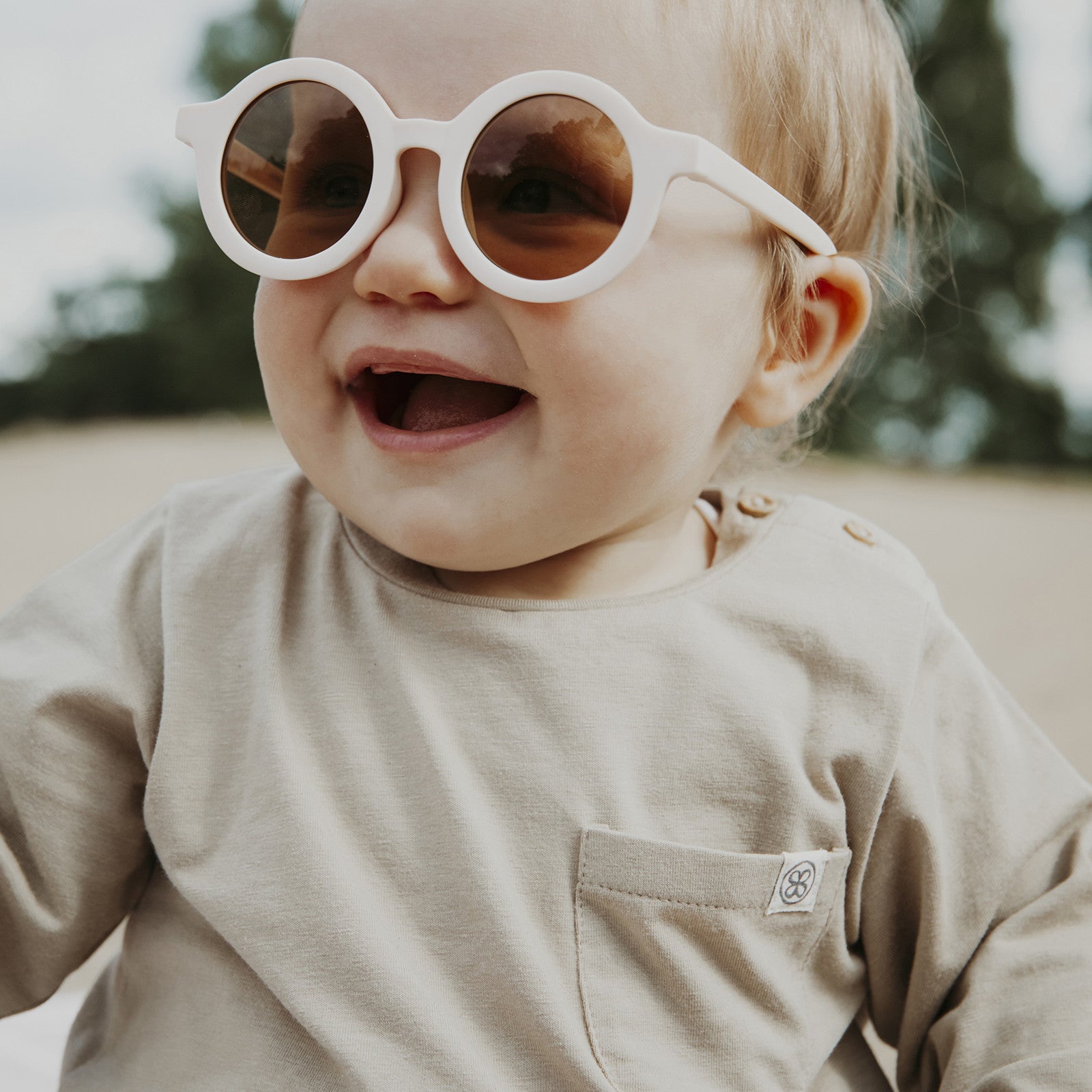 T-shirt bébé manches longues UVP 50+ Sandy Beach