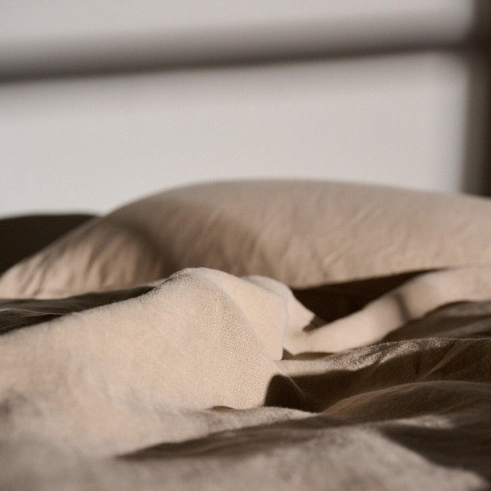 Linus housse de couette uni oat 160x210 cm