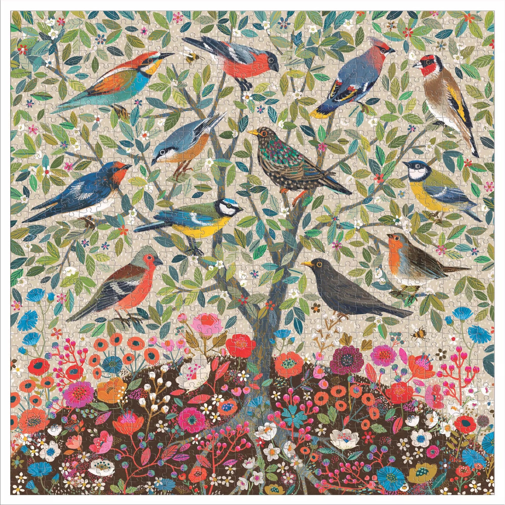 Puzzle Songbirds Tree