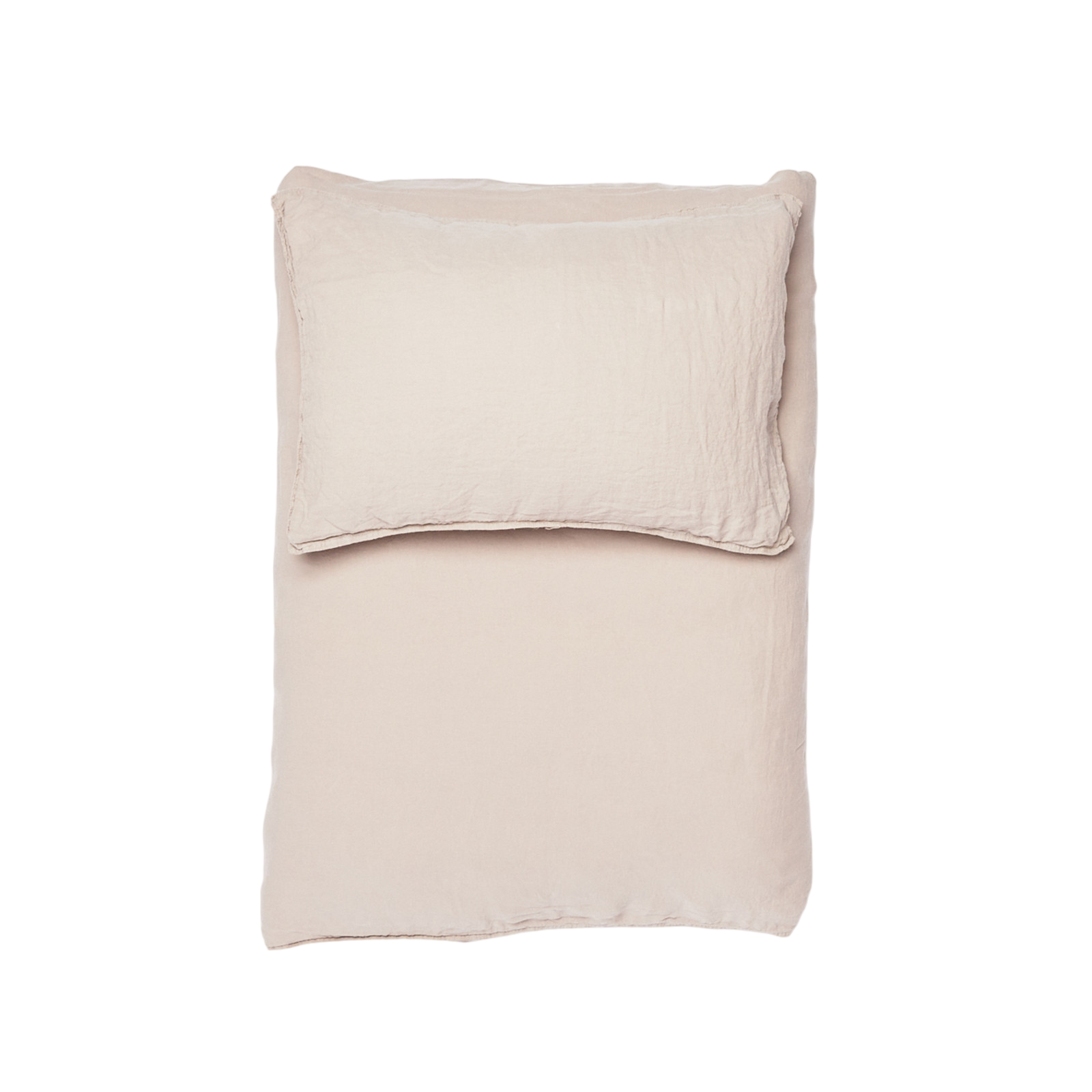 Louise housse de couette taupe 160x210 cm