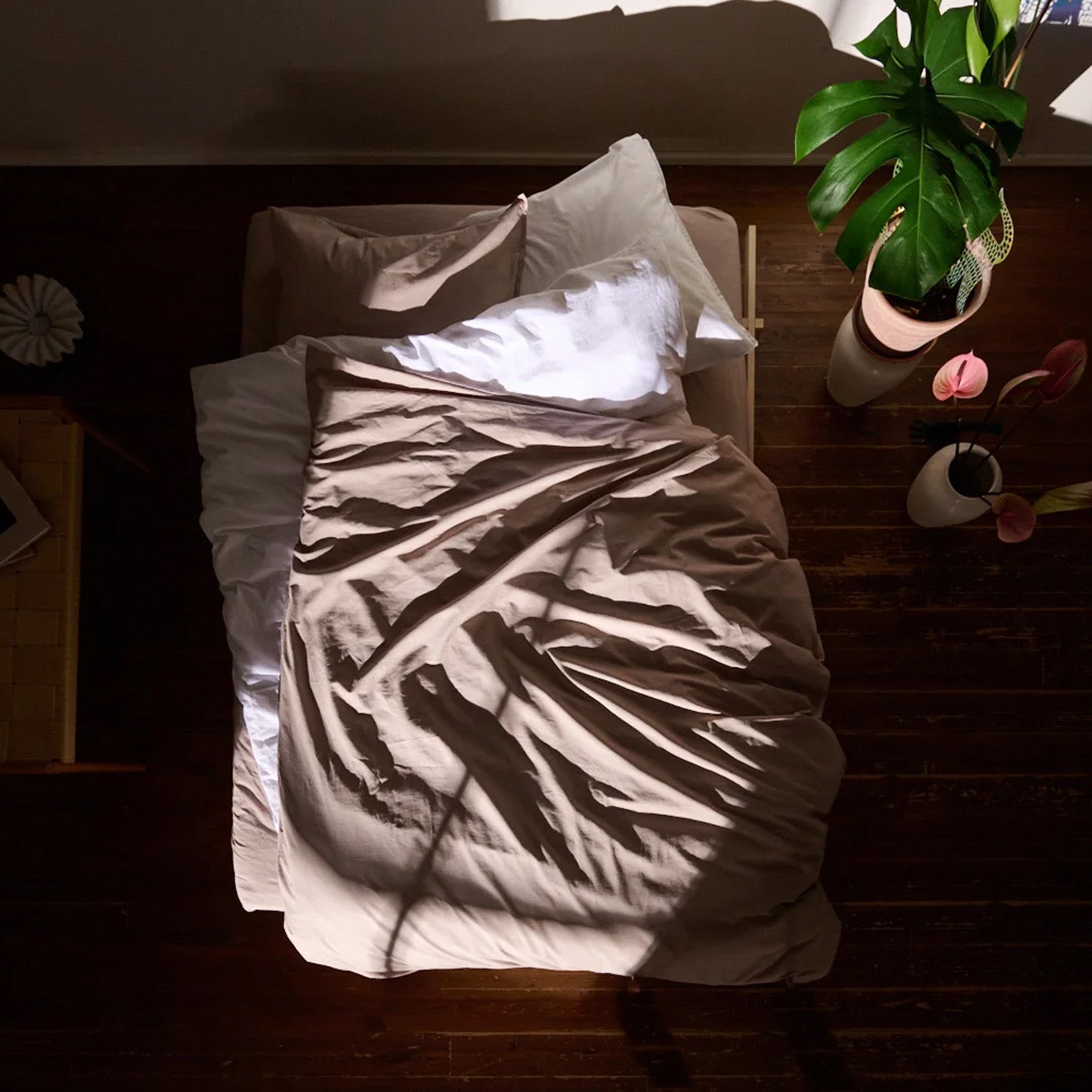 Louise taie d'oreiller taupe 50x70 cm