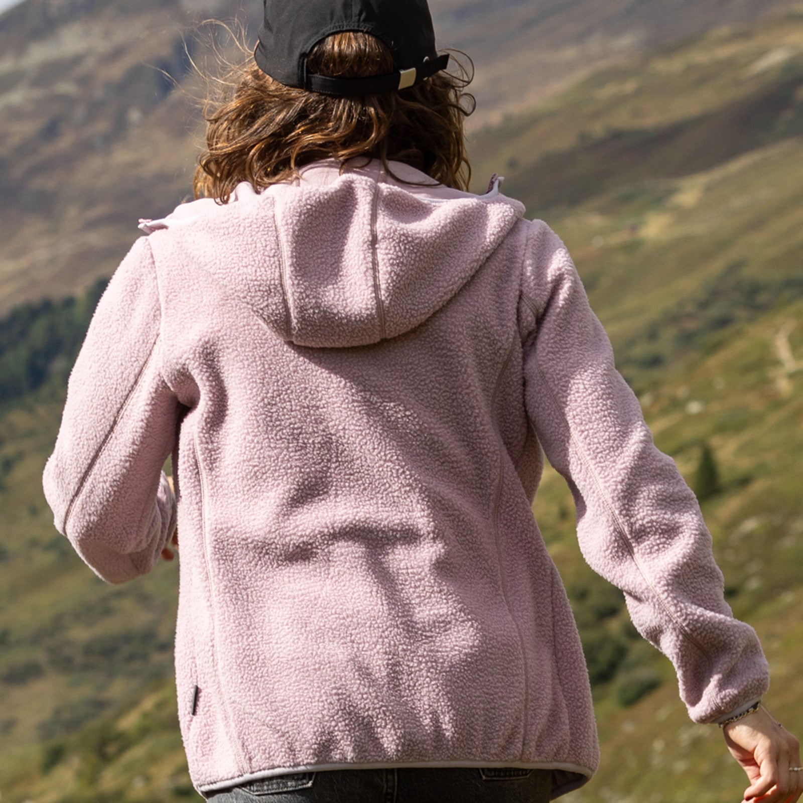 Women's Sherpa Jacket Bee mauve shadows