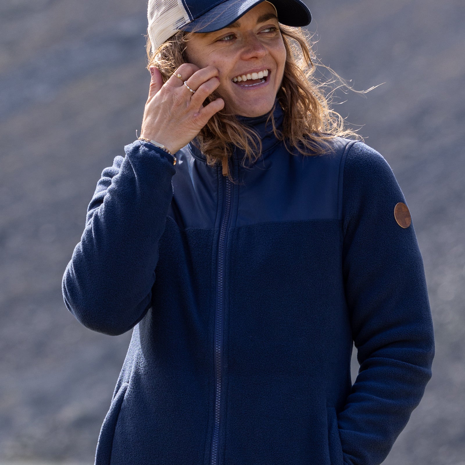 Veste polaire femme Naira total eclipse