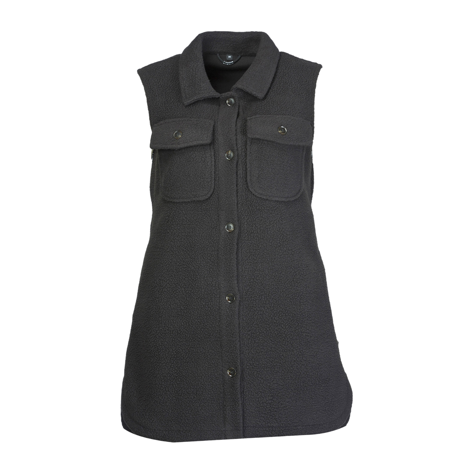 Femmes Gilet en laine polaire Anya black