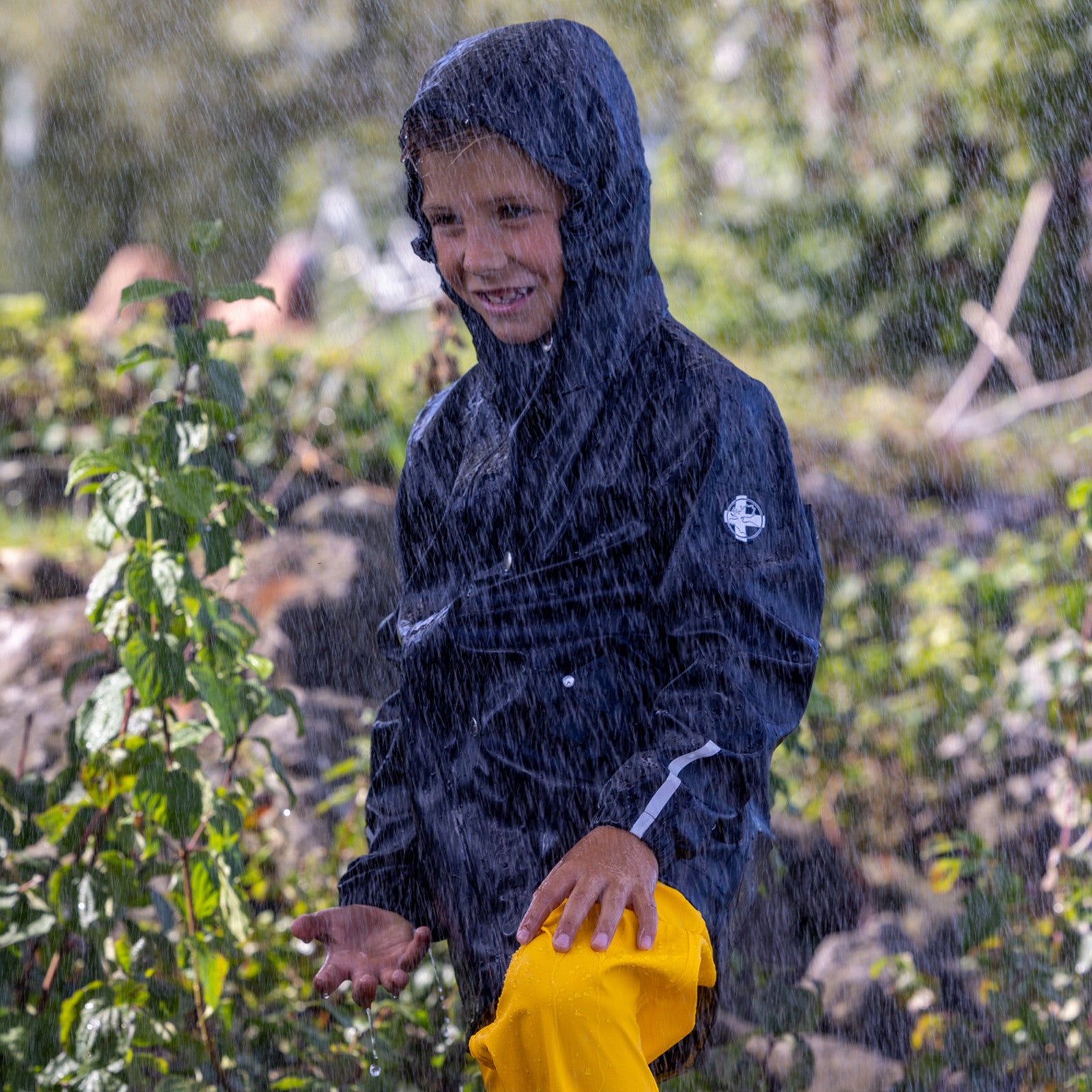 Veste de pluie pour enfants Jem navy