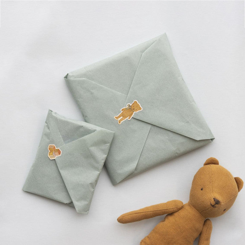 Stickerbogen Hasen und Teddys