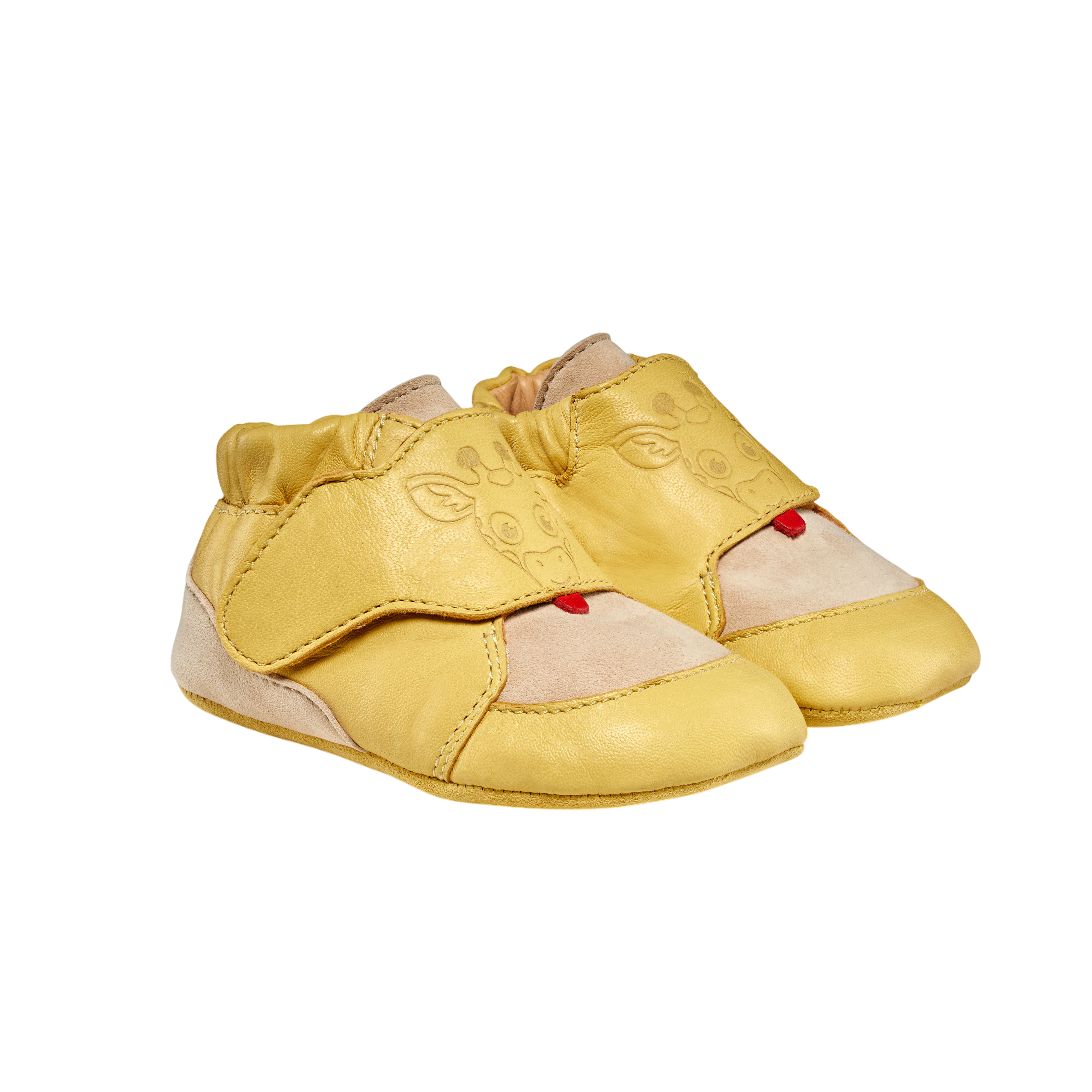 Baby Krabbelschuh Leder Crawly Giraffe