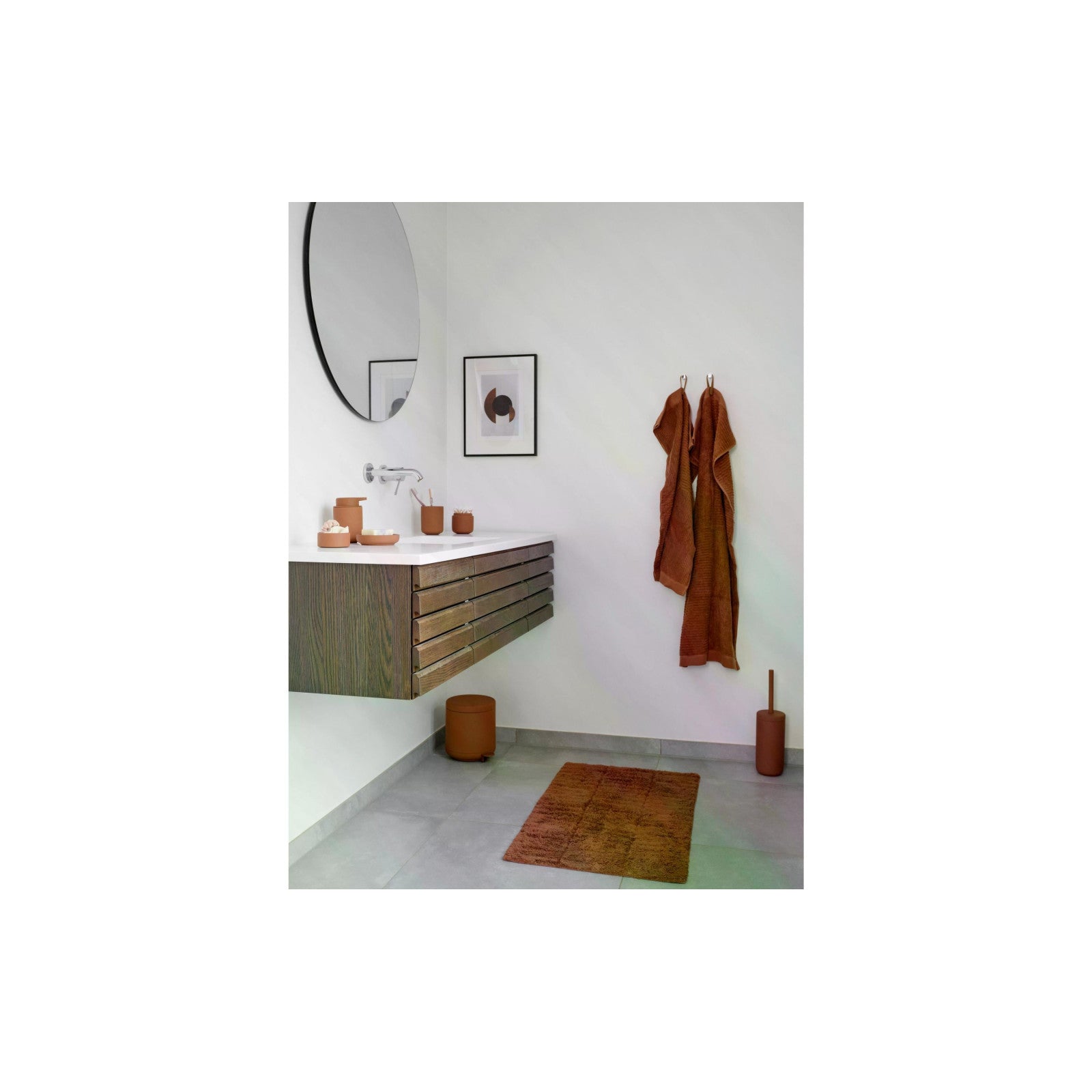 Zone Denmark Tiles bath rug 50 x 80 cm