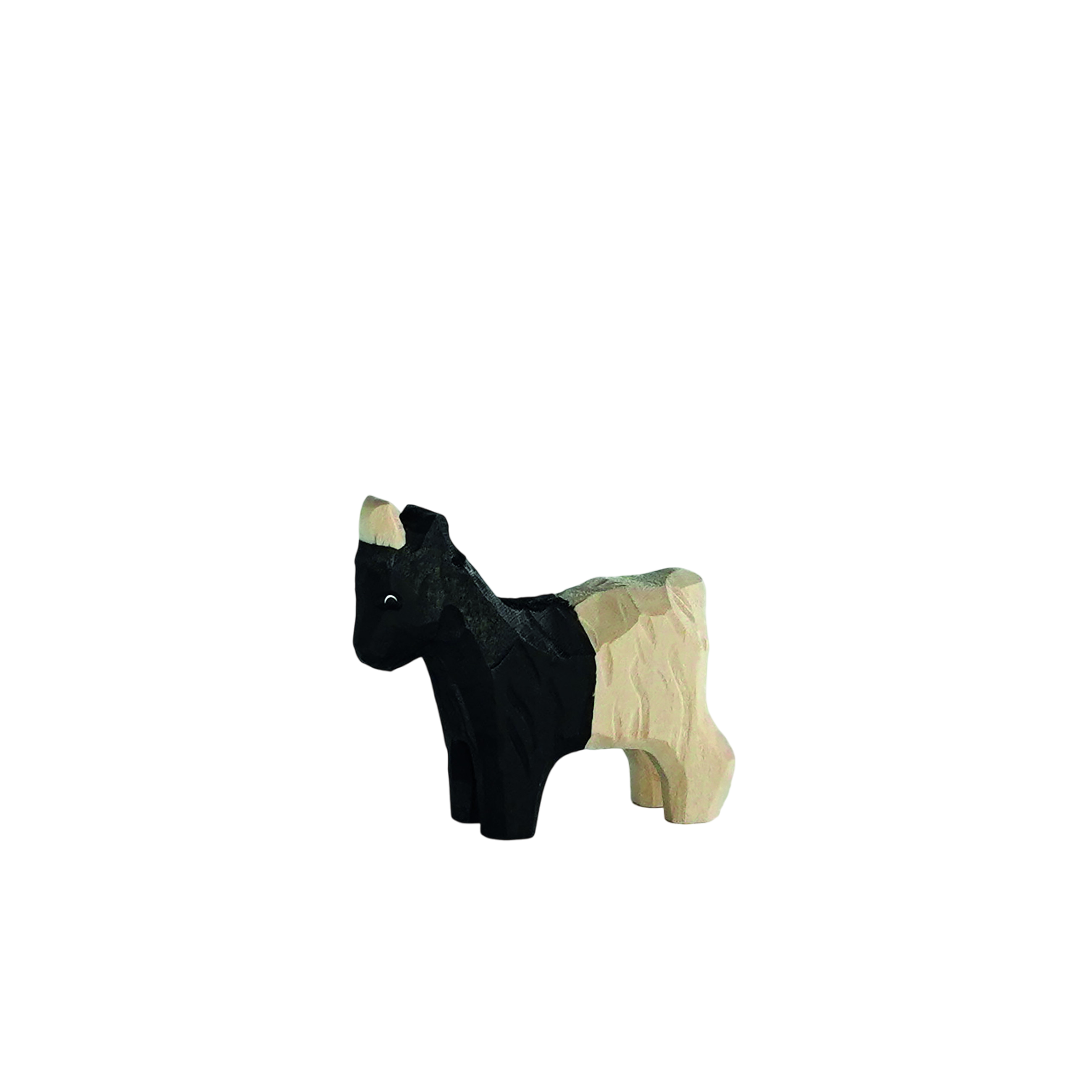 Trauffer Walliserziege klein weiss schwarz