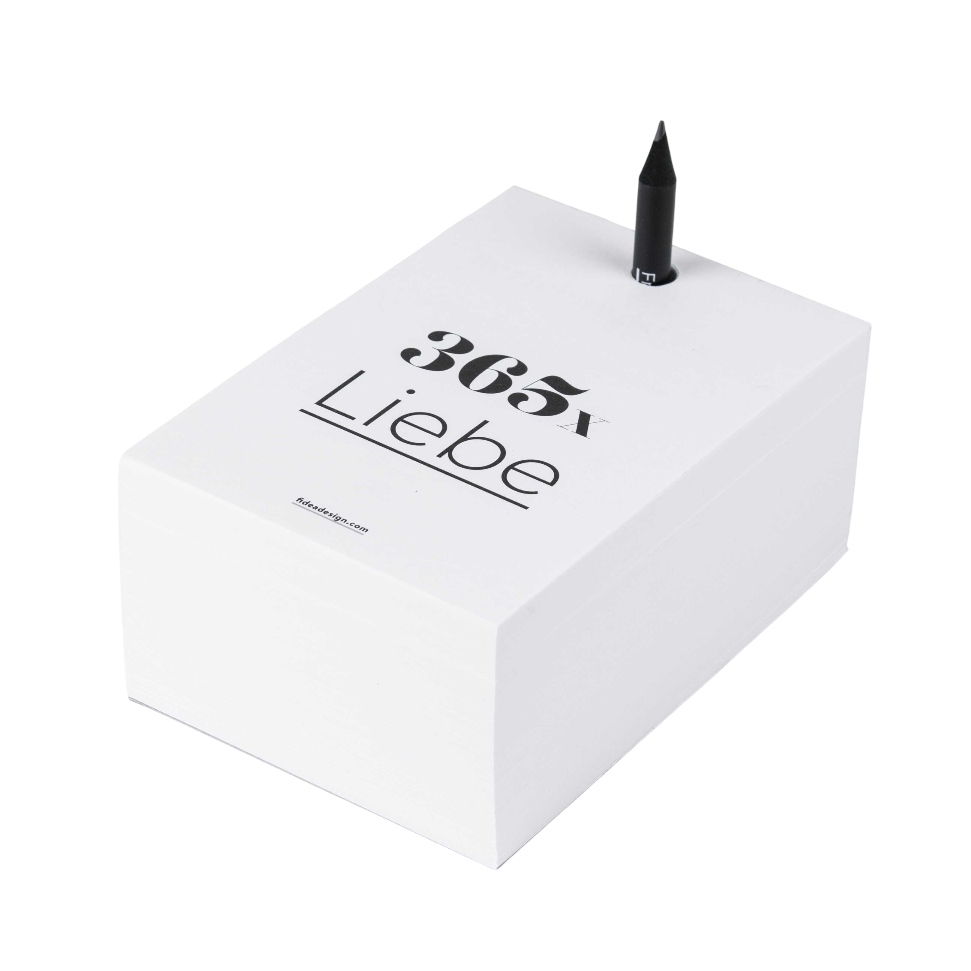 Bloc à déchirer 365 x amour