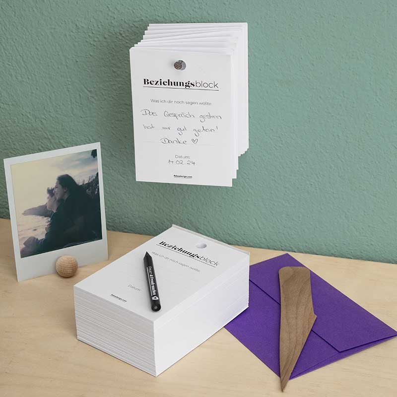 Bloc à déchirer 365 x amour