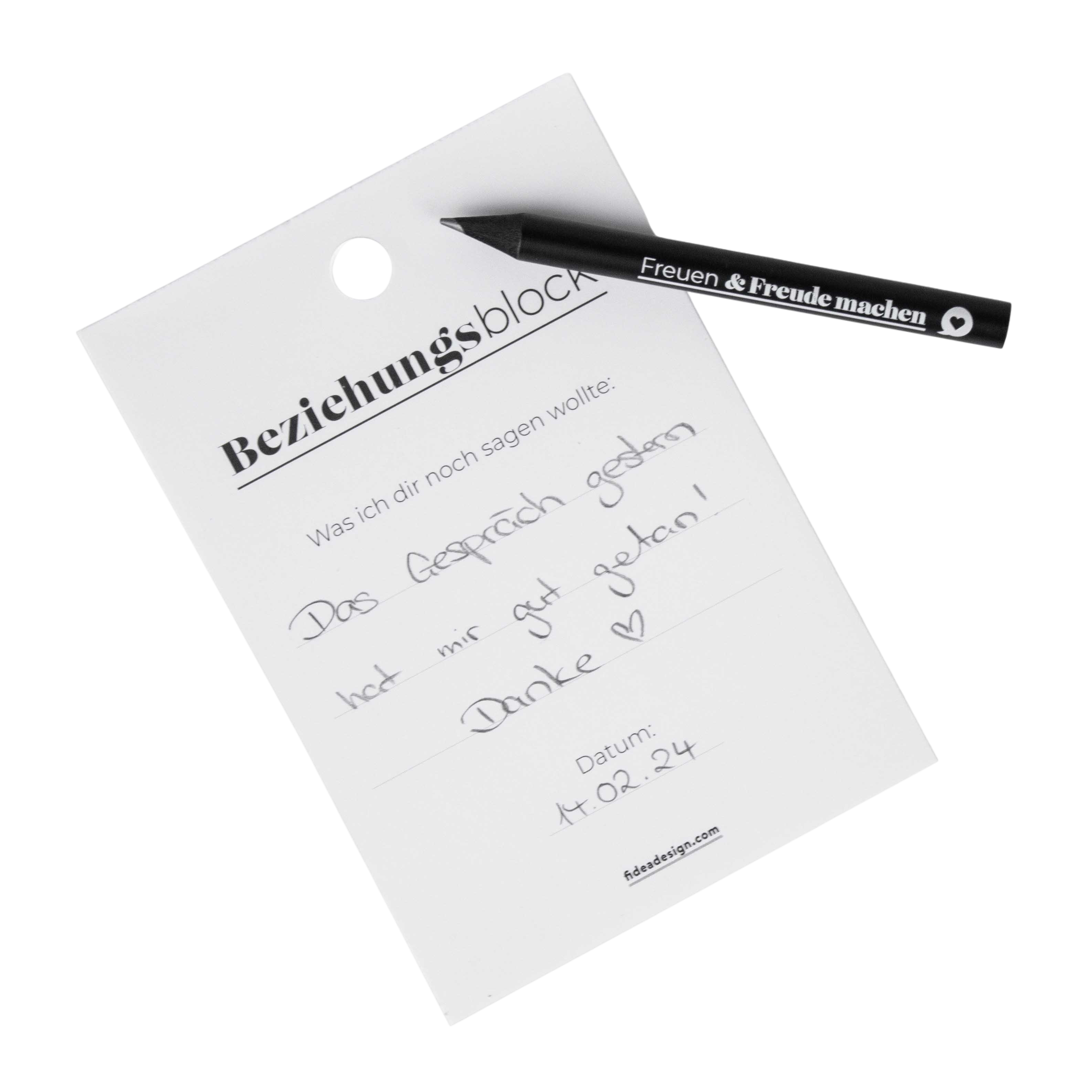 Bloc à déchirer 365 x amour