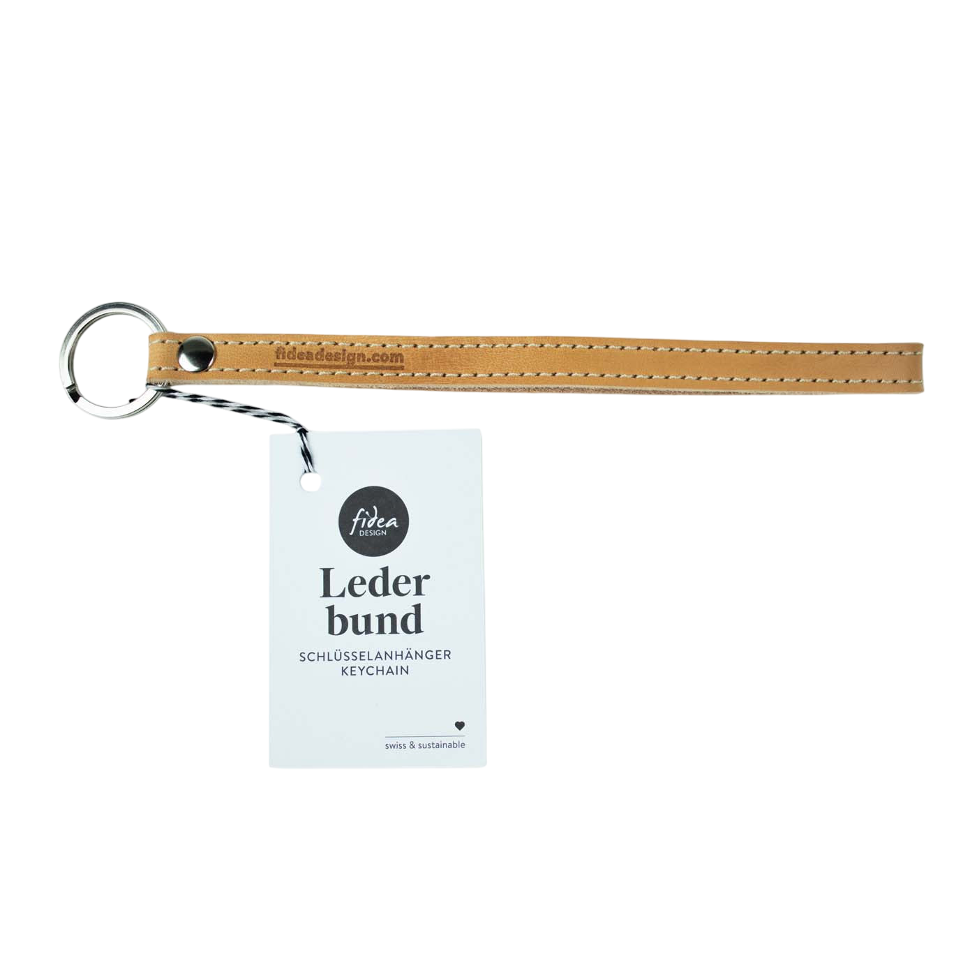 Porte-clés en cuir Cuir moyen