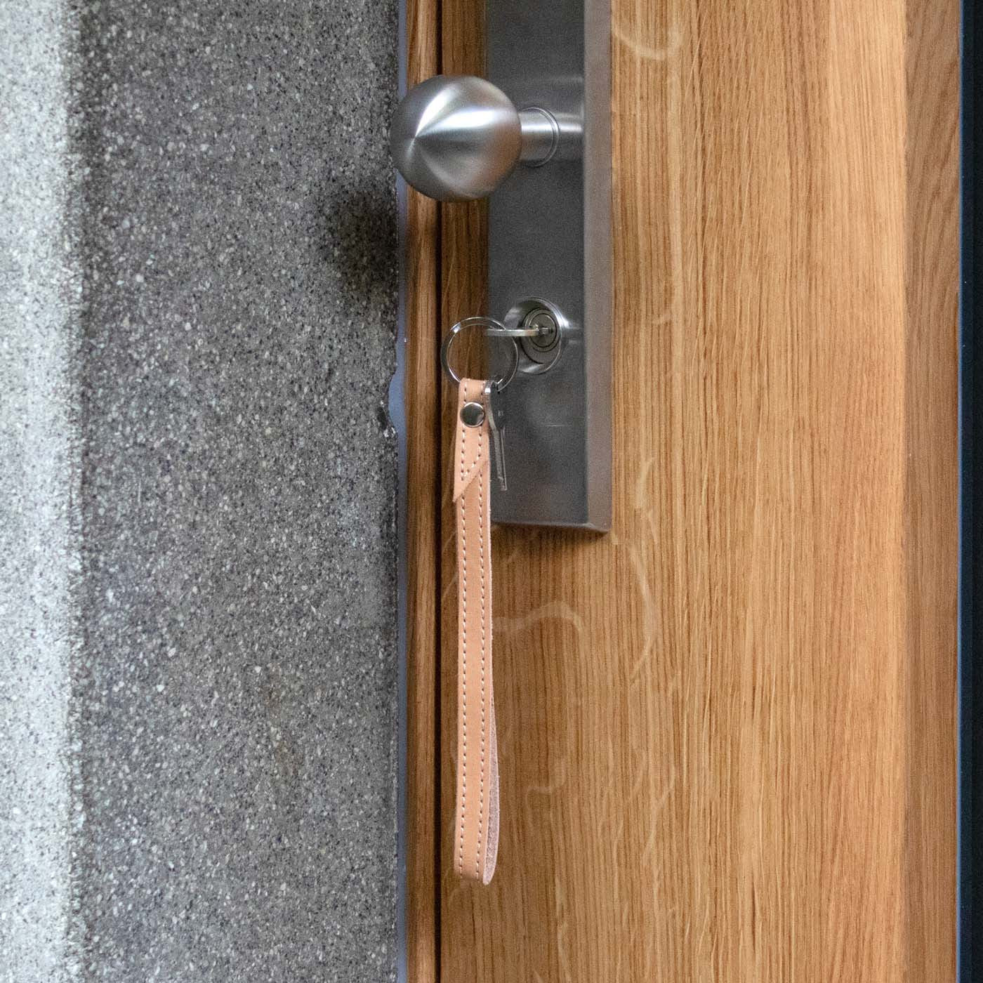 Porte-clés en cuir Cuir moyen