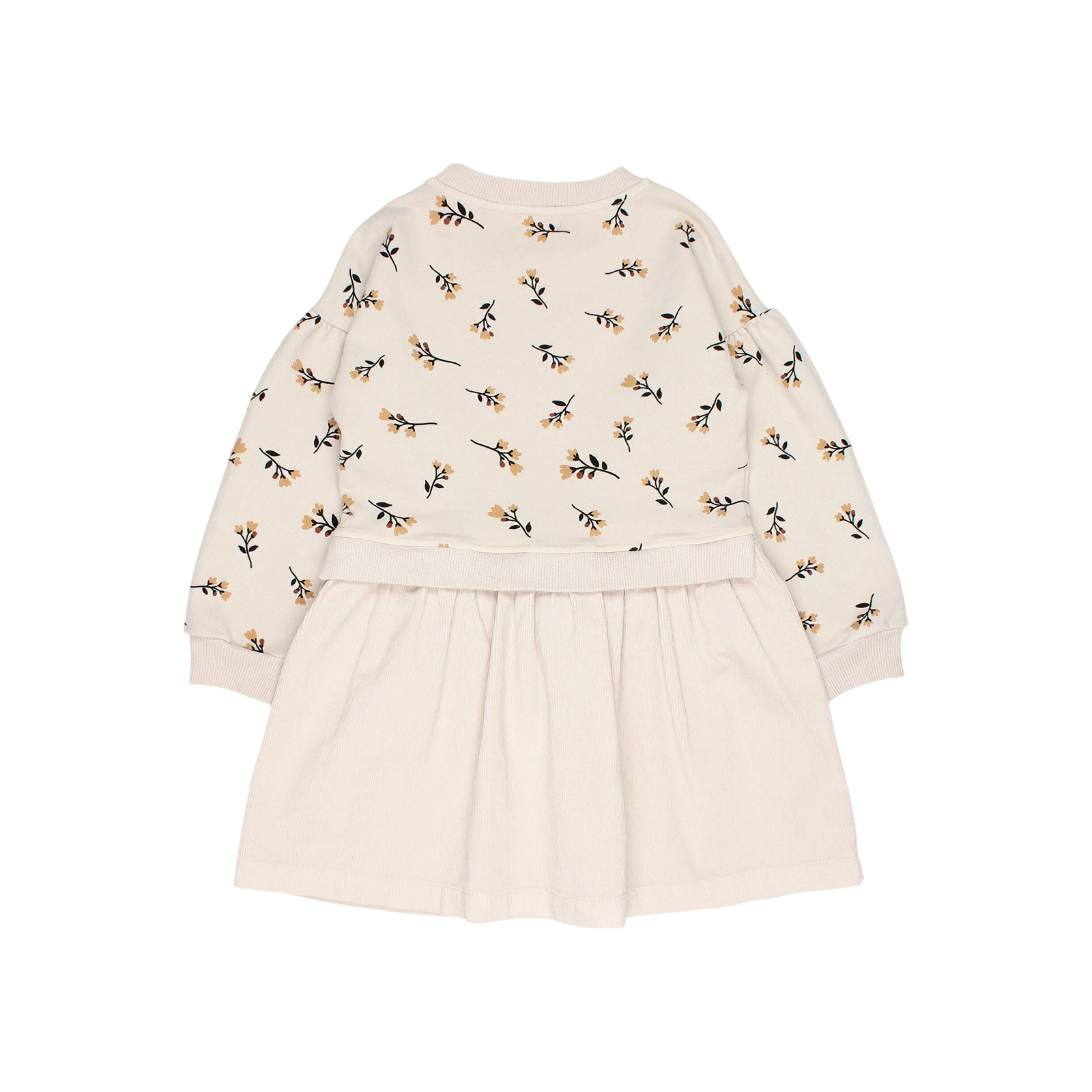 Kleid Folk Combi Sand