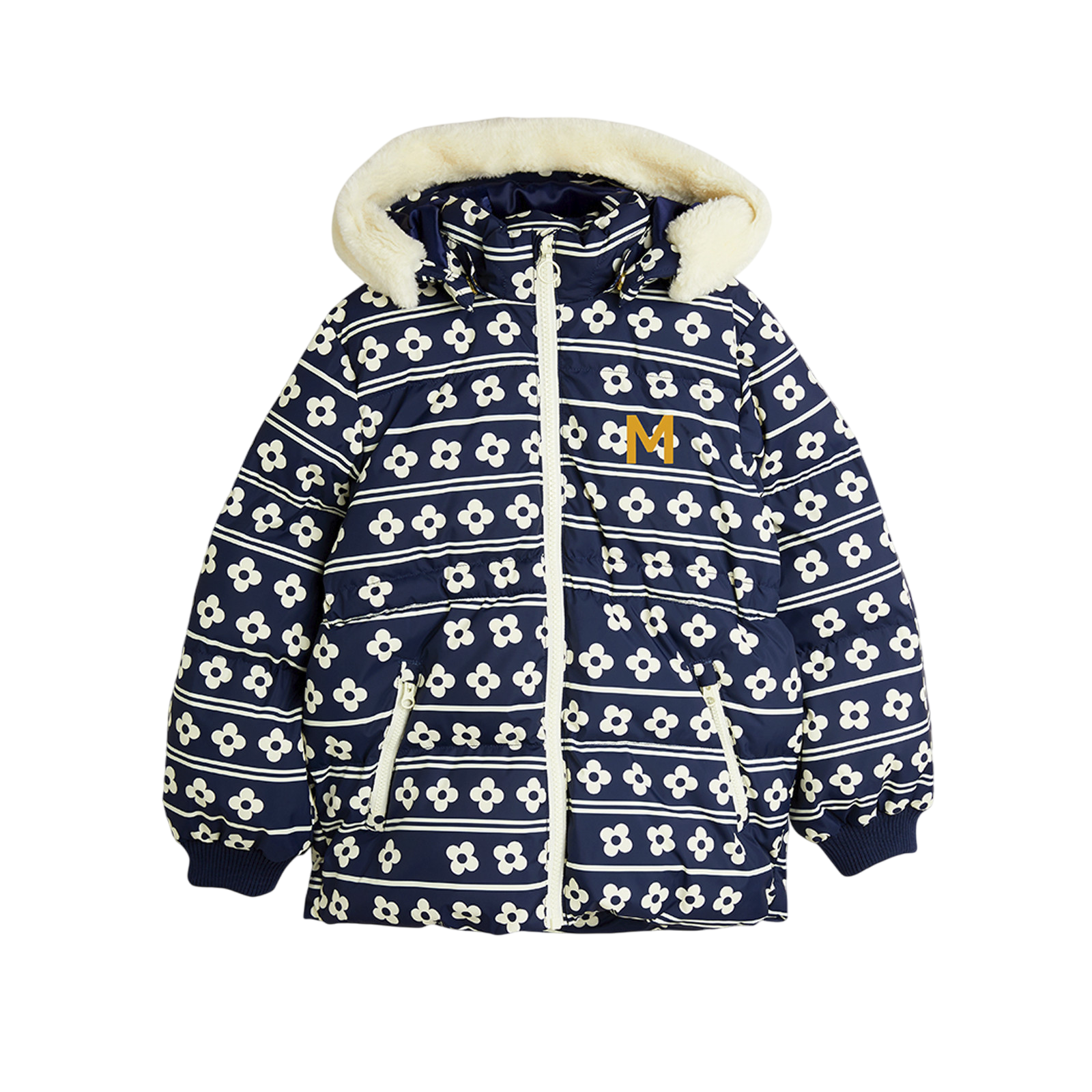 Jacket Flowers Aop Blue