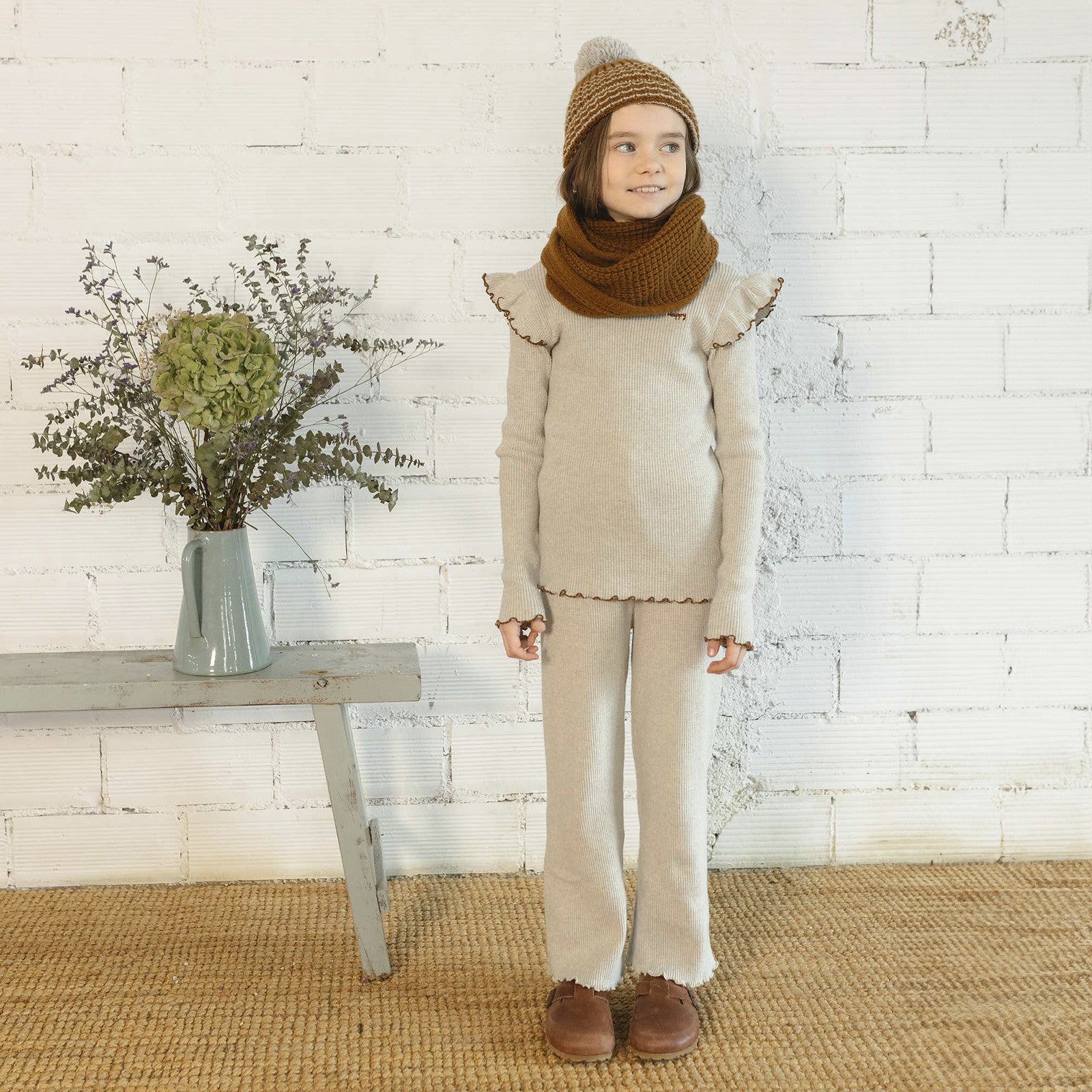 Langarmshirt Soft Rib Light Grey