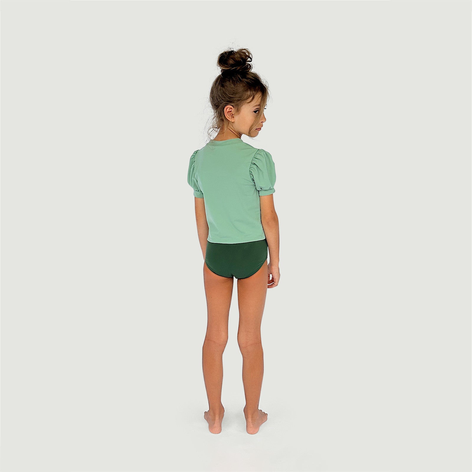 Swim shirt RRP 50+ The Puff Sleeve Mint