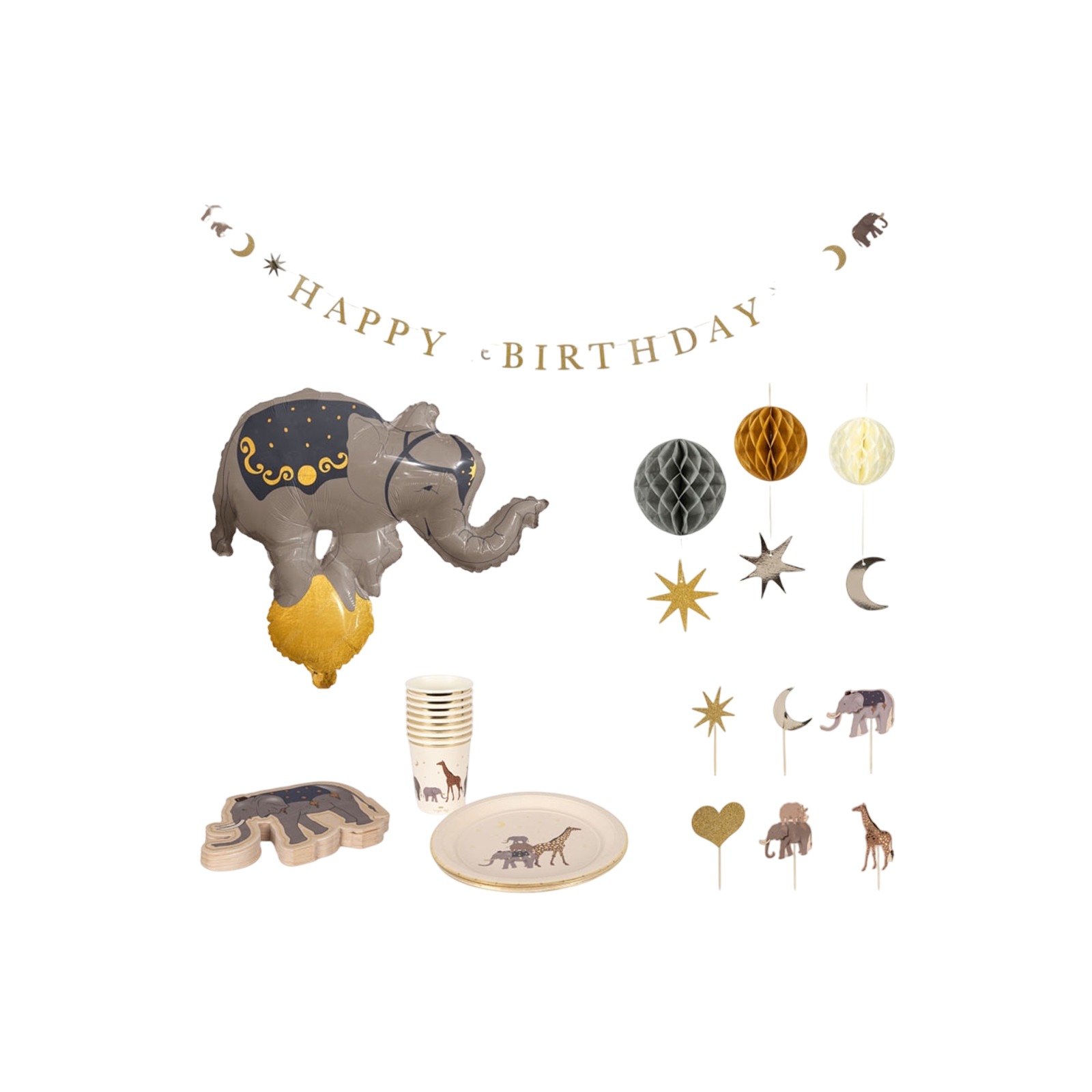 Geburtstagsparty Set Safari