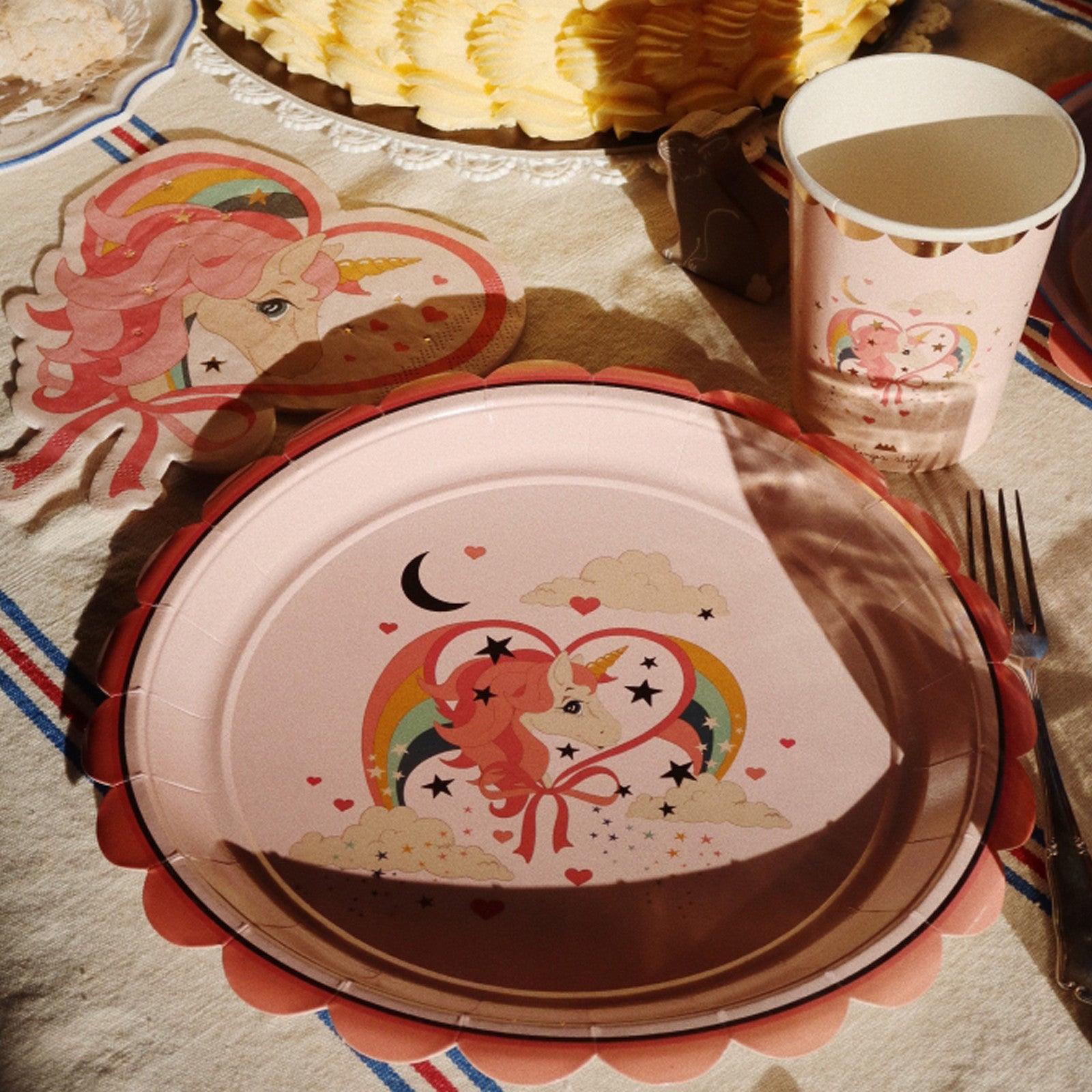 Unicorn birthday party set