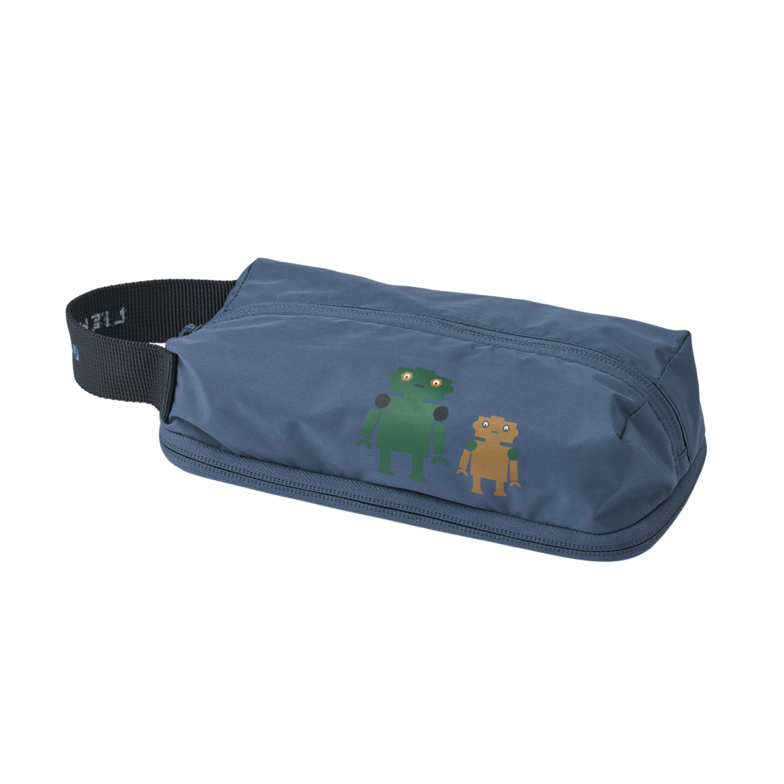 Pencil case school case Melina Robots Indigo blue