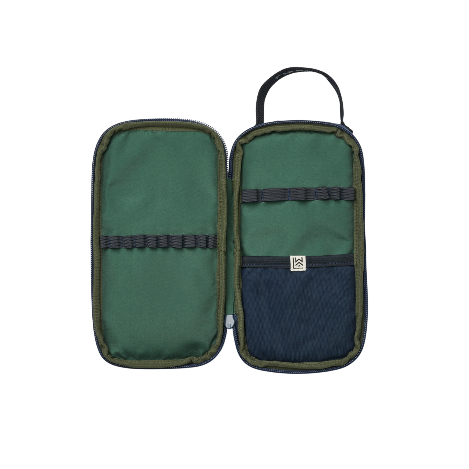 Pencil case school case Melina Robots Indigo blue