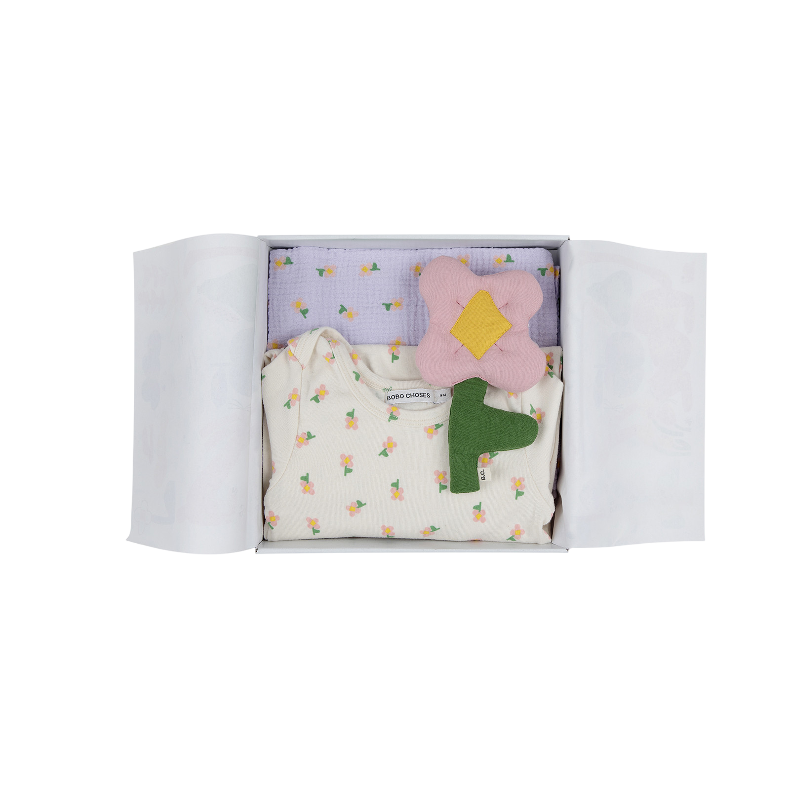 Baby Geschenkset Pansy Flower