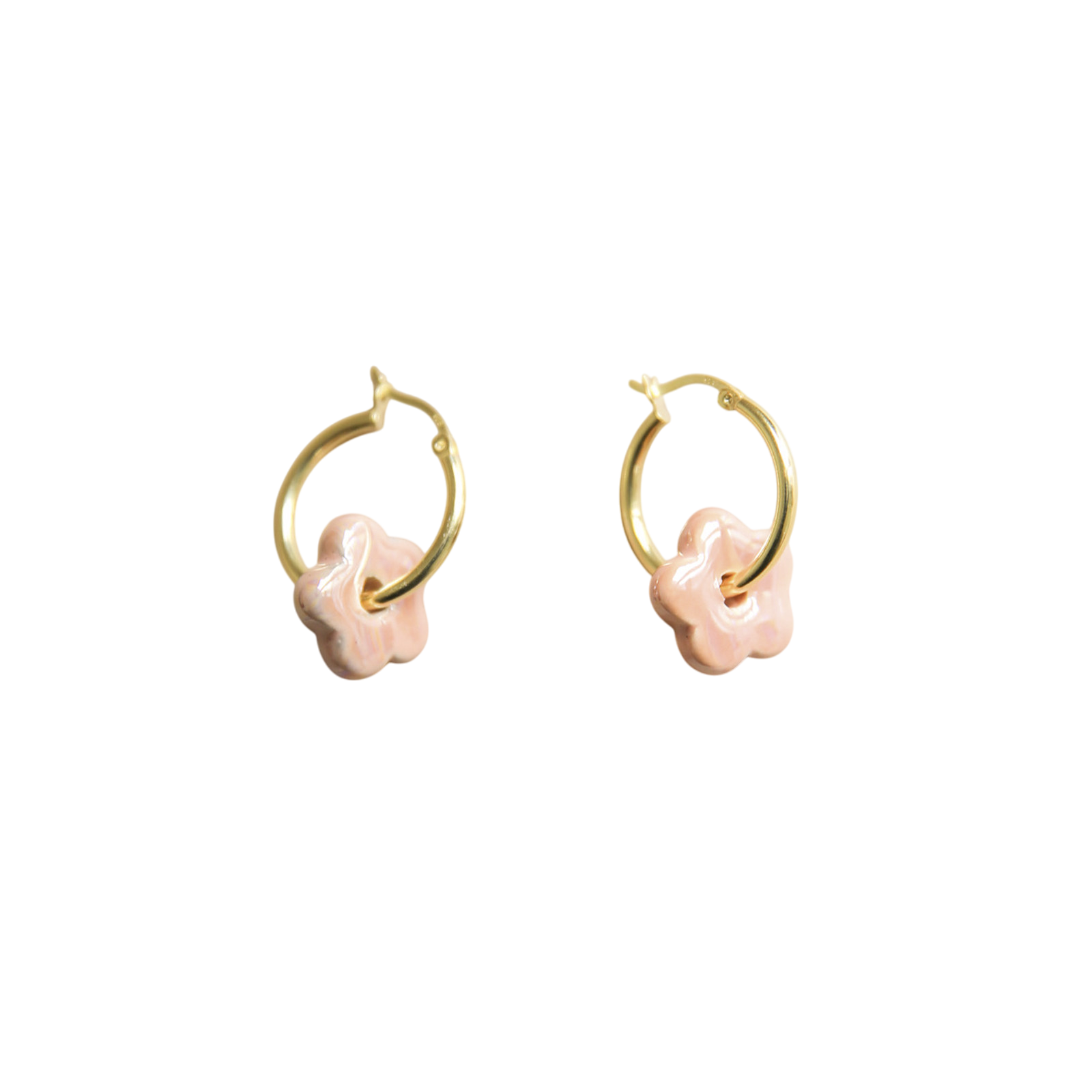 Kreolen Keramik Flower Abricot