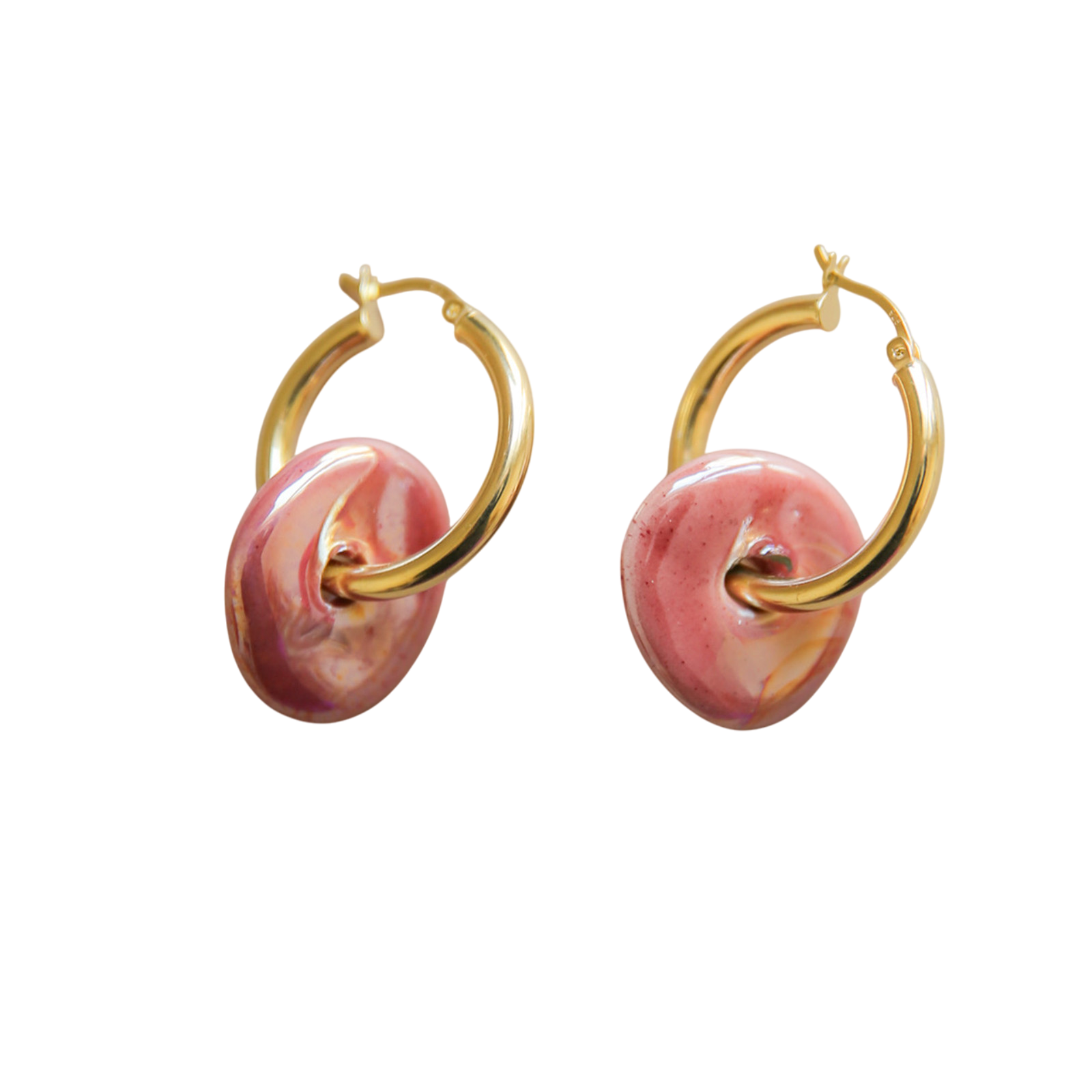 Kreolen Keramik Circle Framboise