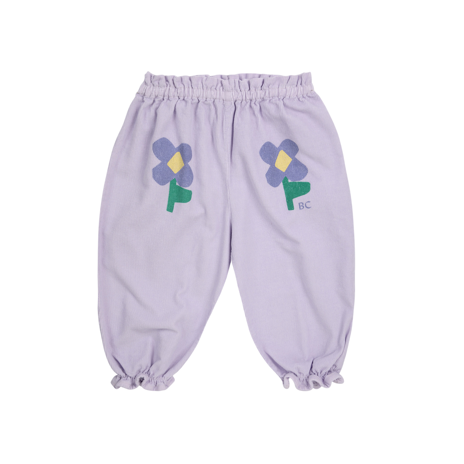 Pansy Flowers baby pants