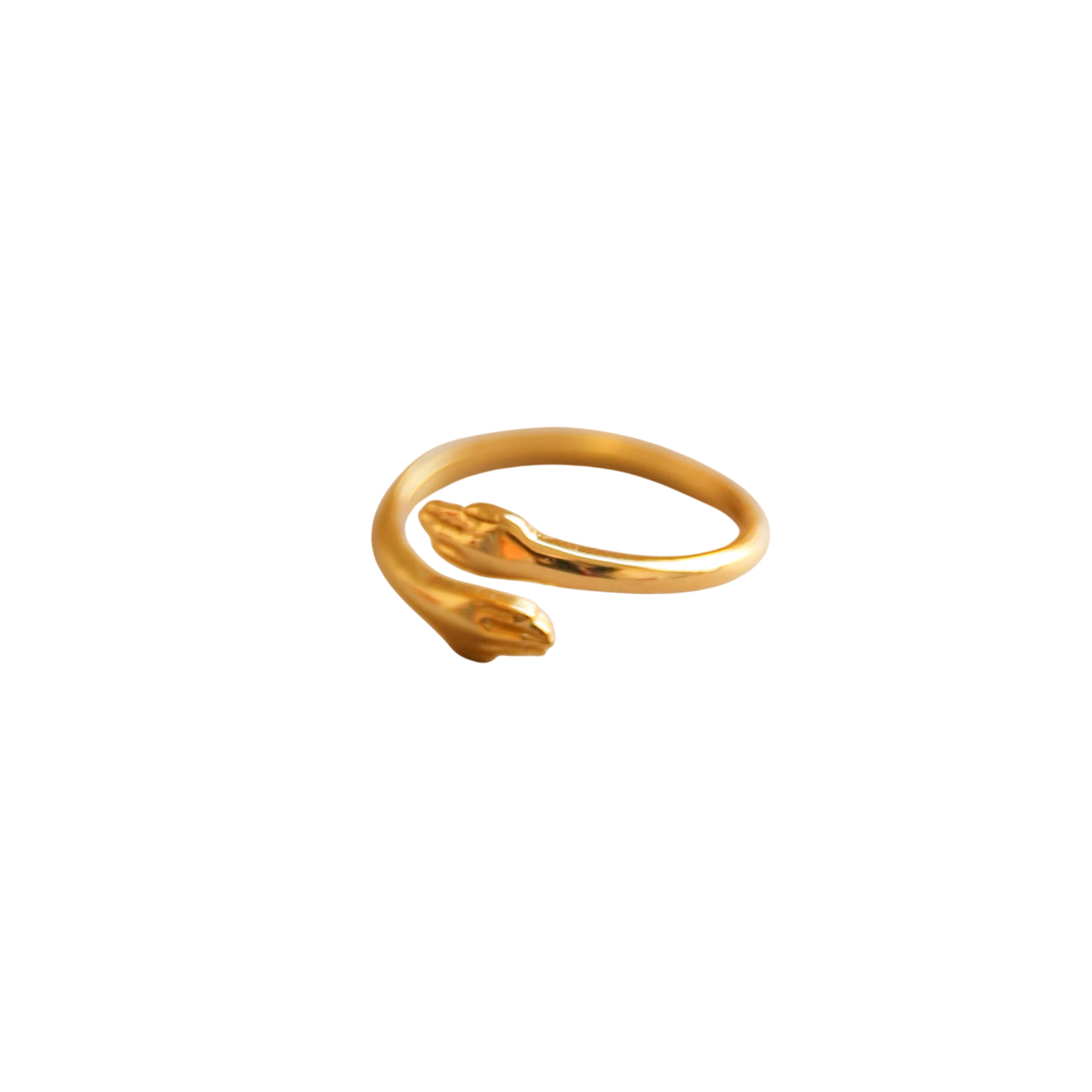 Fingerring Arme gold